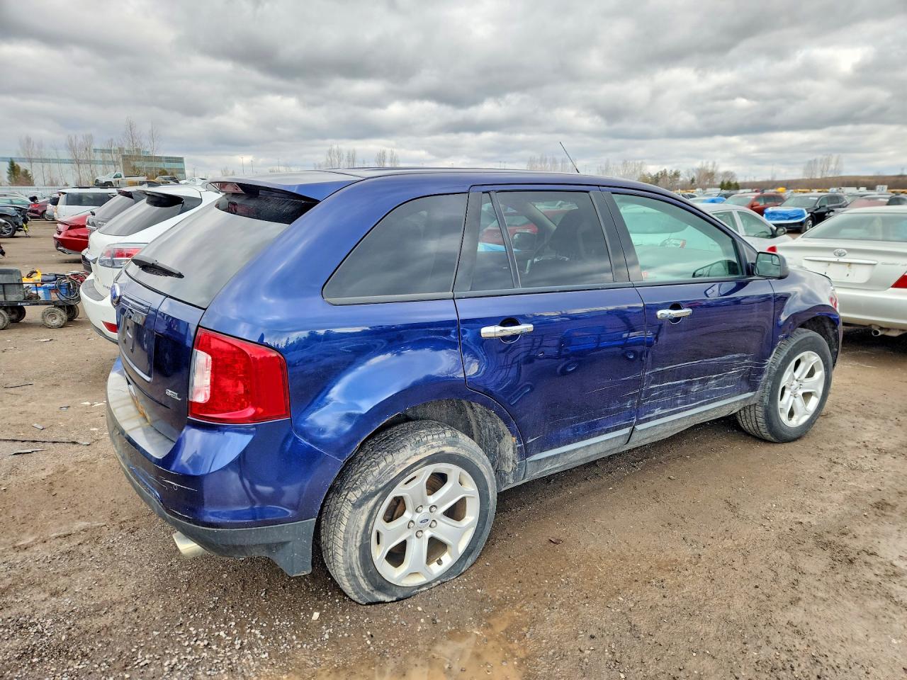 2011 Ford Edge Sel Синий vin: 2FMDK3JC1BBB16035