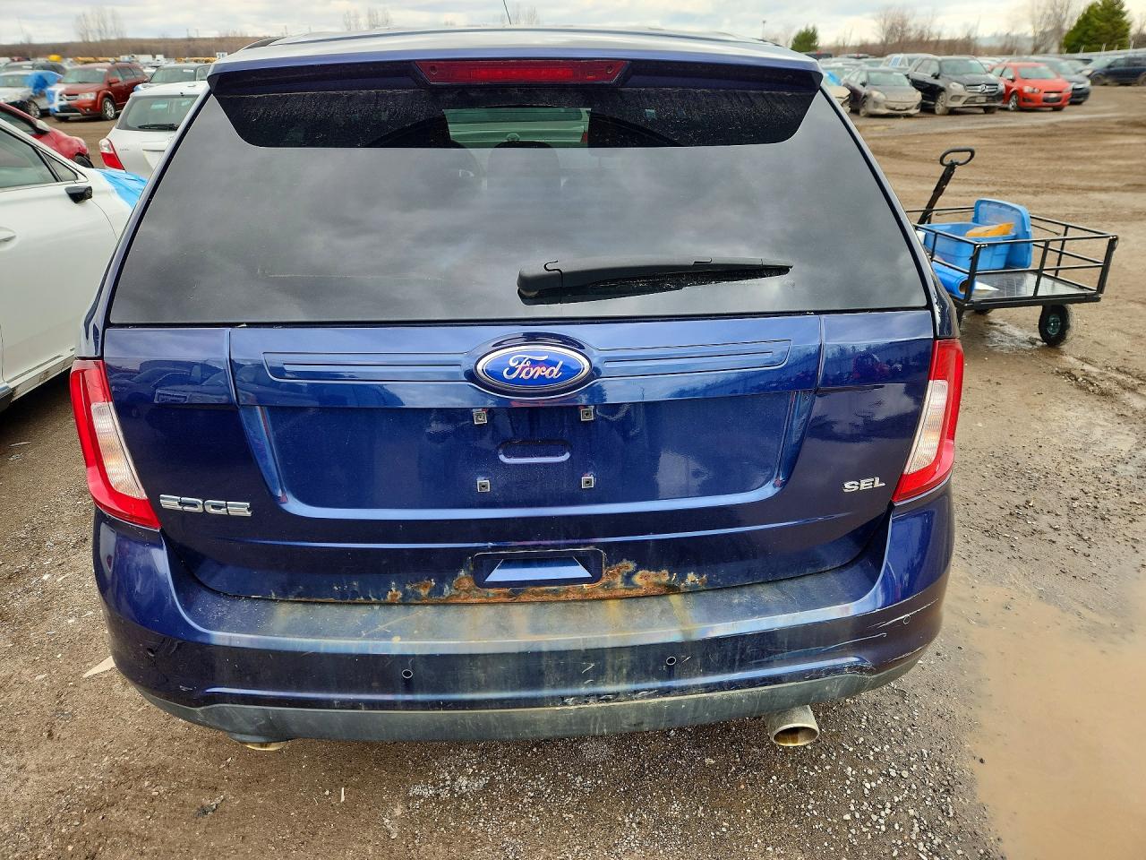 2011 Ford Edge Sel Синий vin: 2FMDK3JC1BBB16035