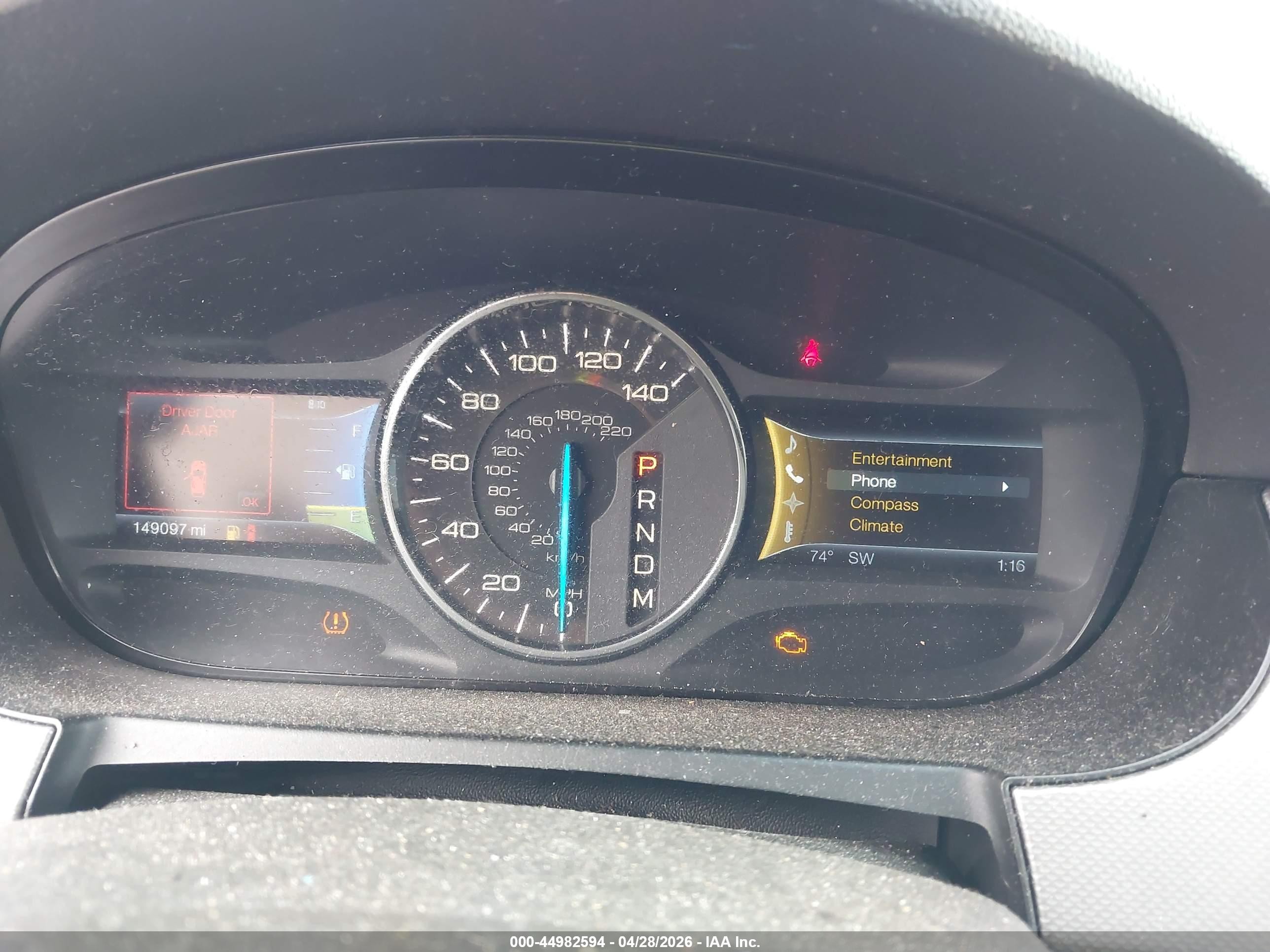 2011 Ford Edge Sel Blue vin: 2FMDK3JC1BBB26614