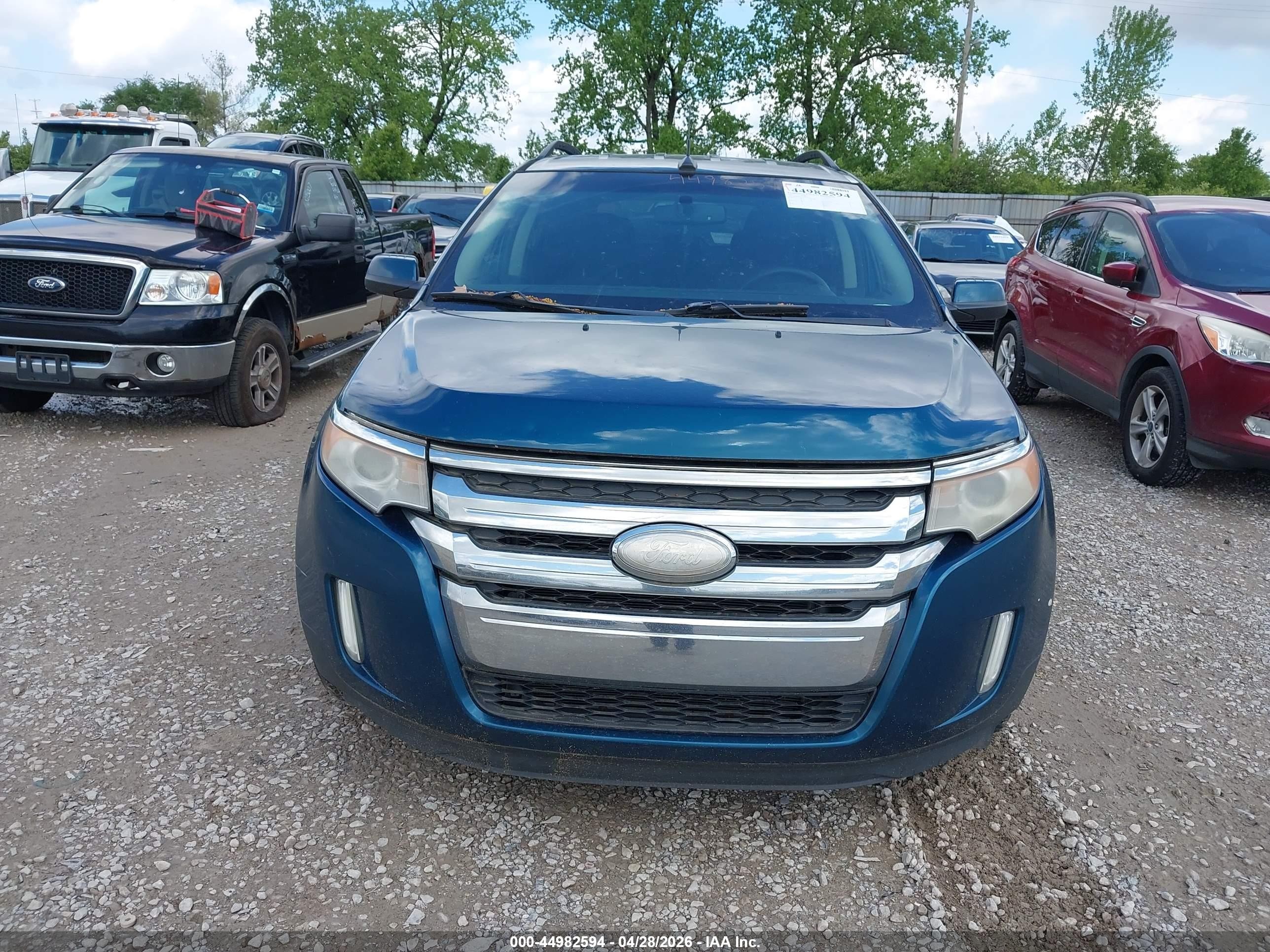 2011 Ford Edge Sel Blue vin: 2FMDK3JC1BBB26614