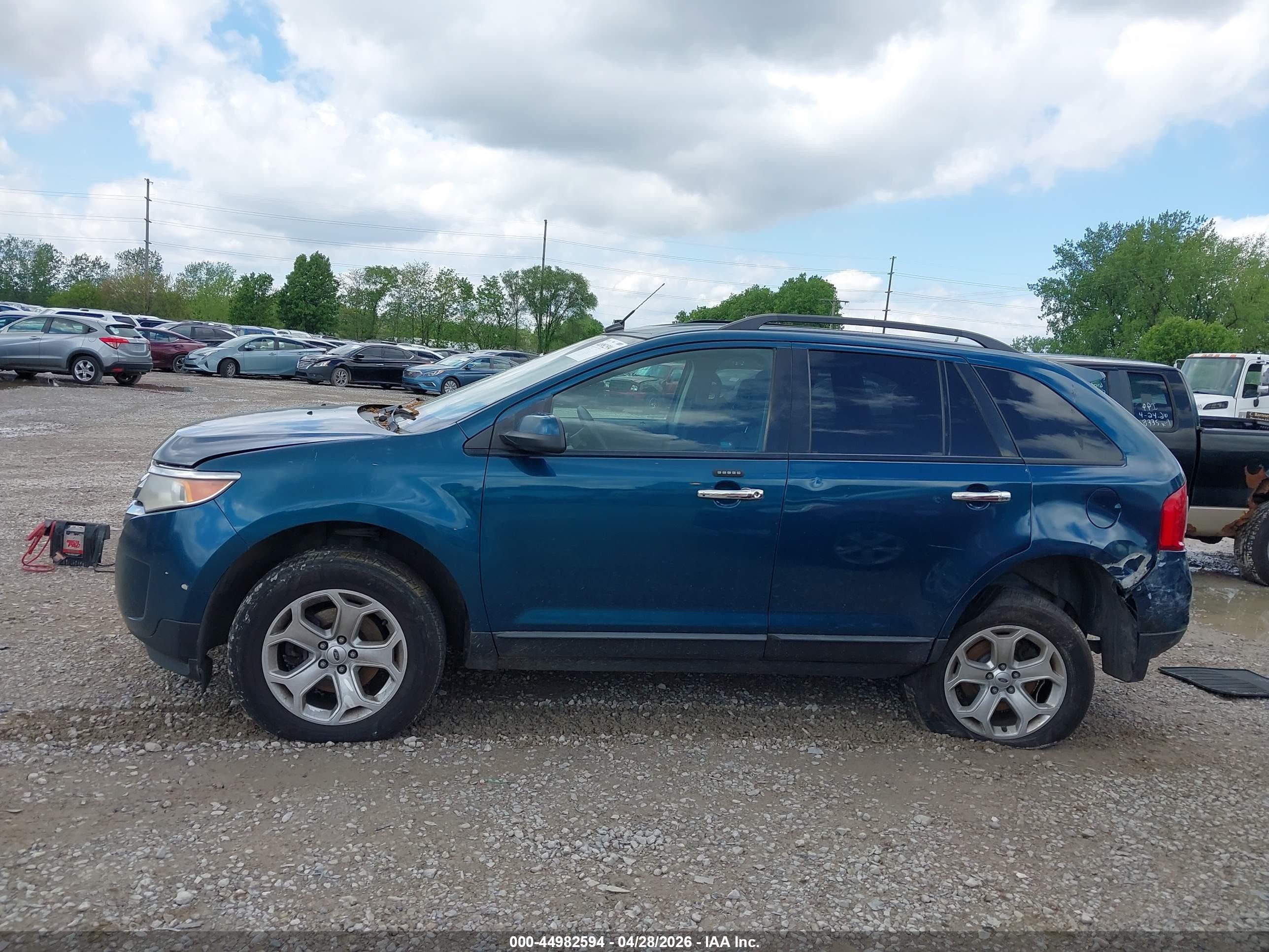 2011 Ford Edge Sel Blue vin: 2FMDK3JC1BBB26614
