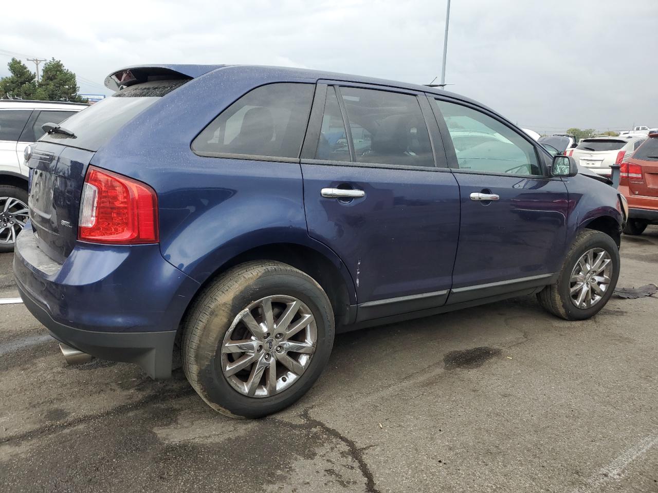 2011 Ford Edge Sel Blue vin: 2FMDK3JC1BBB37581