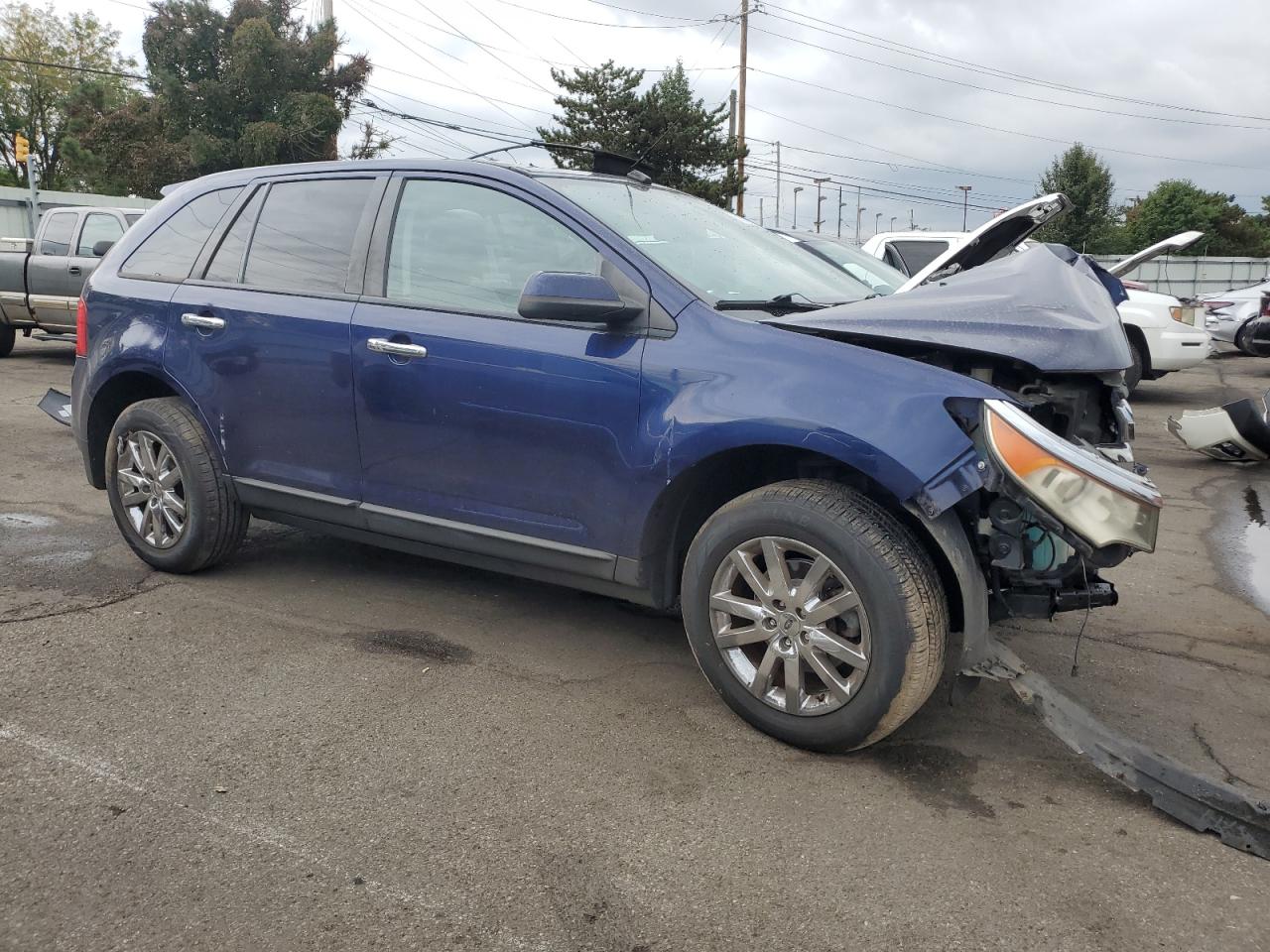 2011 Ford Edge Sel Blue vin: 2FMDK3JC1BBB37581