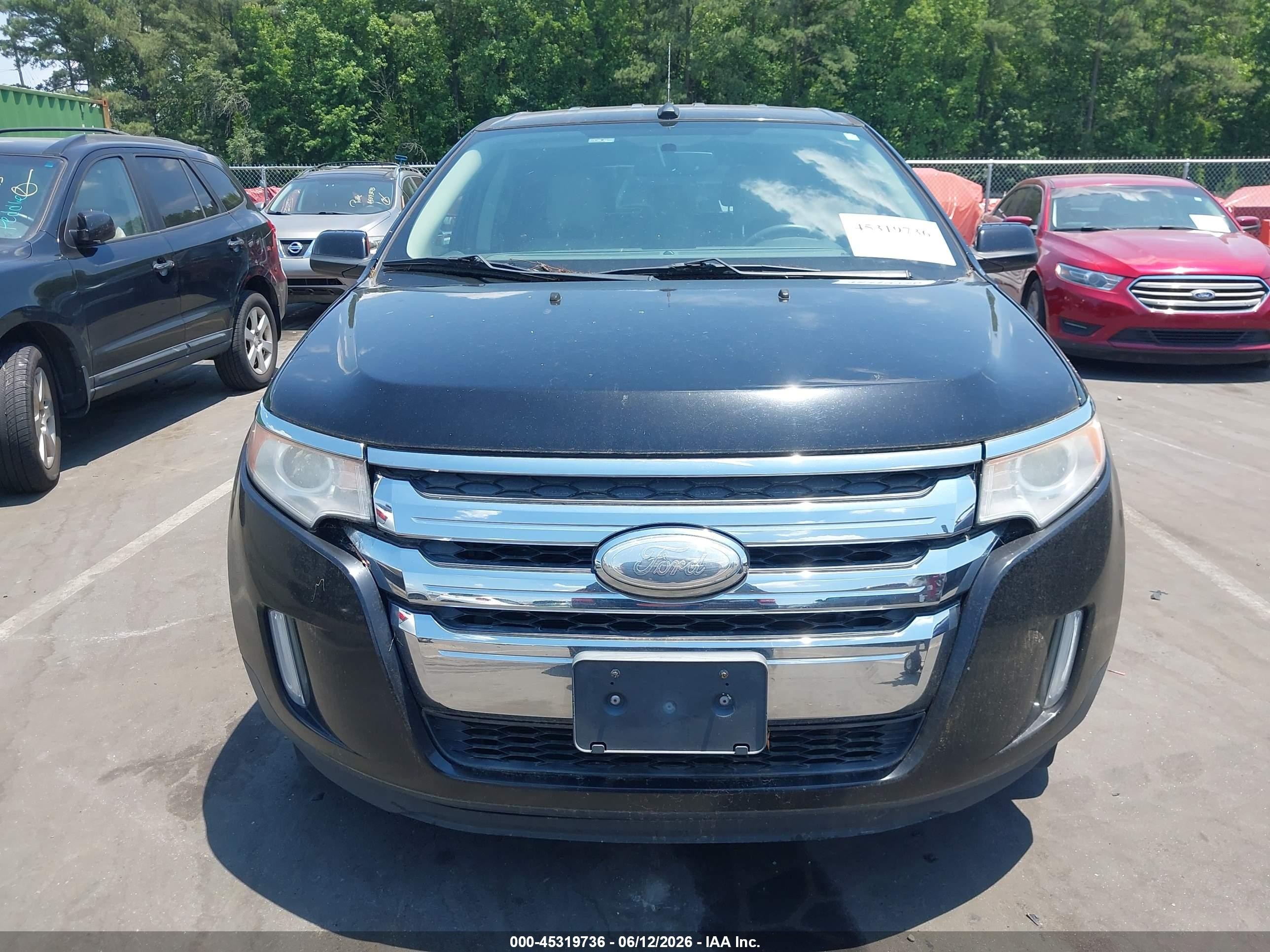 2011 Ford Edge Sel Black vin: 2FMDK3JC1BBB58558