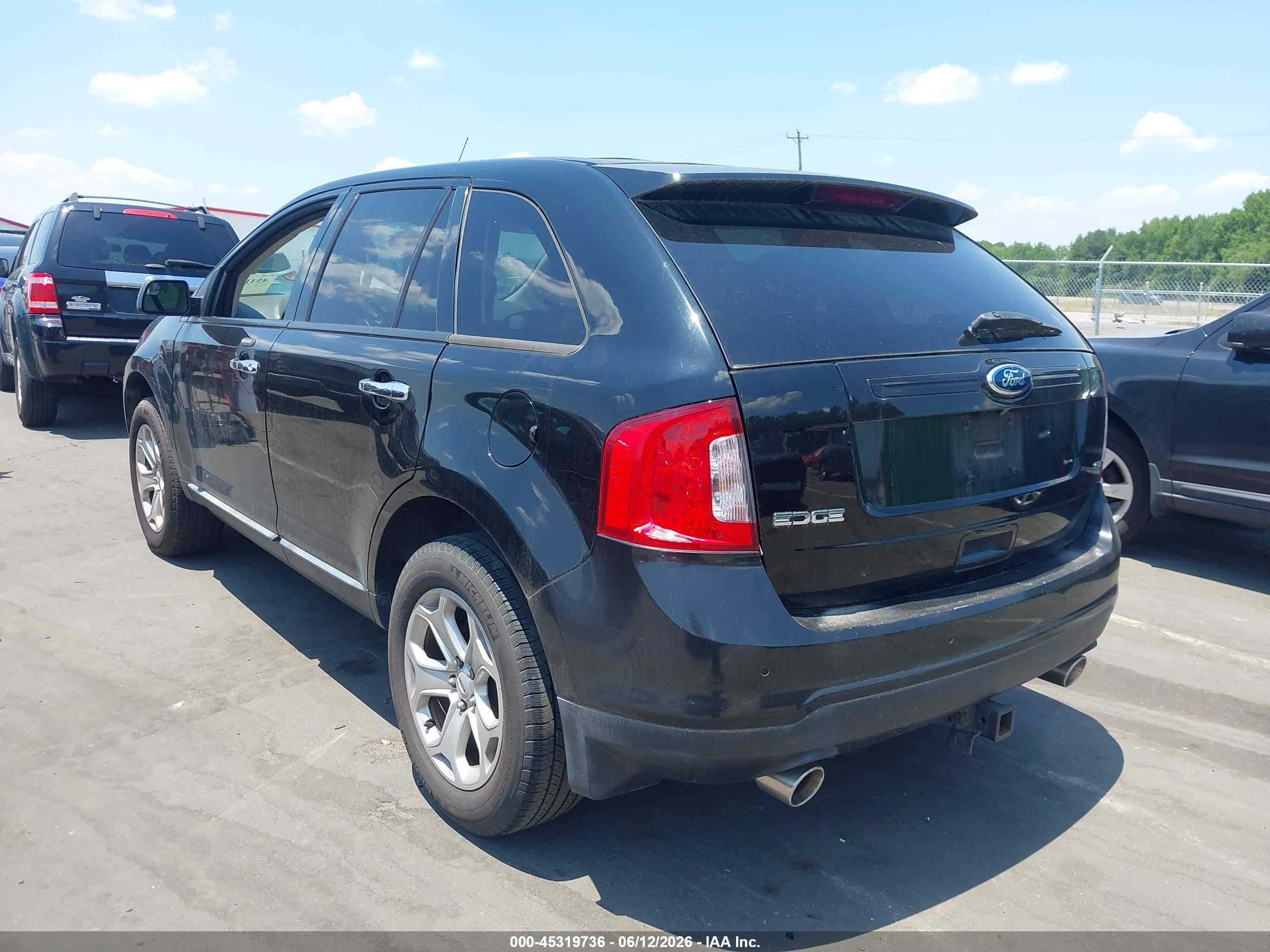 2011 Ford Edge Sel Black vin: 2FMDK3JC1BBB58558