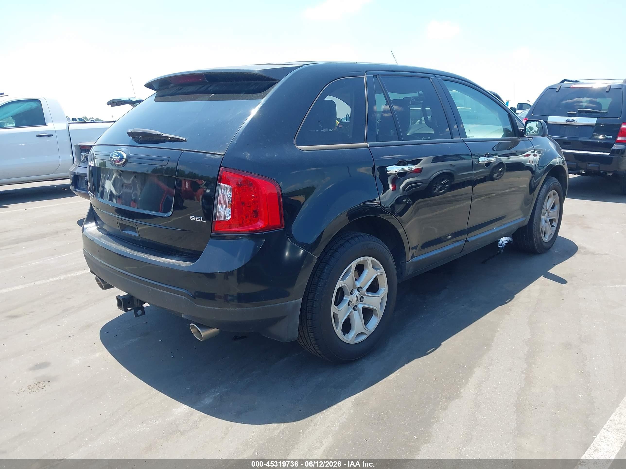 2011 Ford Edge Sel Black vin: 2FMDK3JC1BBB58558