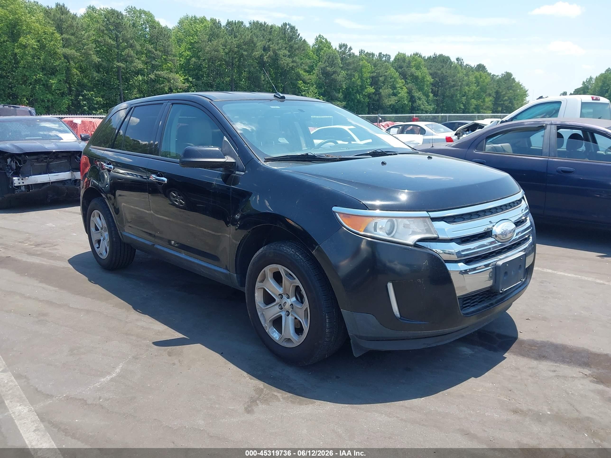 2011 Ford Edge Sel Black vin: 2FMDK3JC1BBB58558