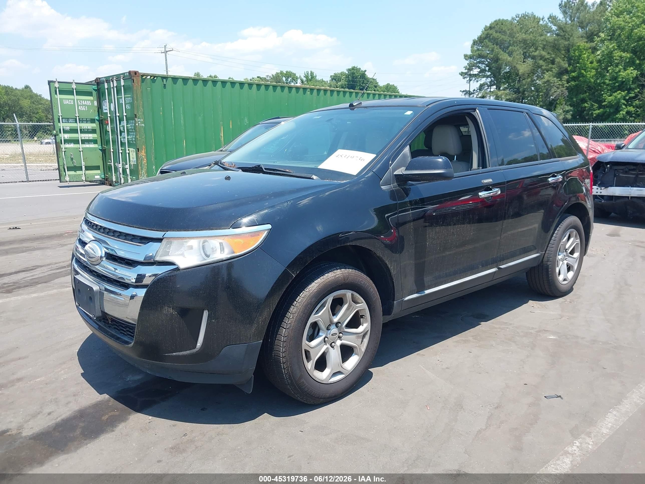 2011 Ford Edge Sel Black vin: 2FMDK3JC1BBB58558