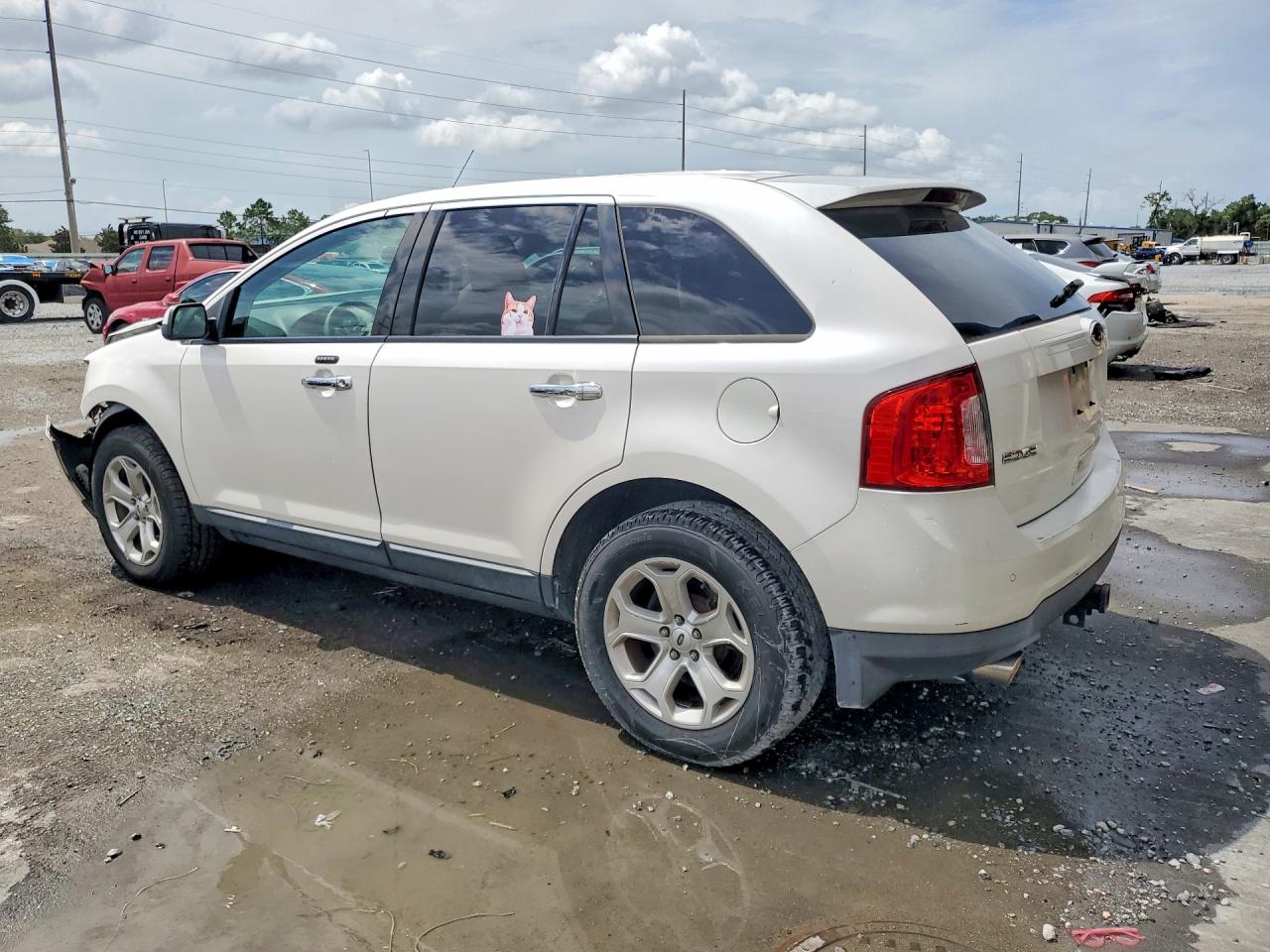 2011 Ford Edge Sel White vin: 2FMDK3JC1BBB65168