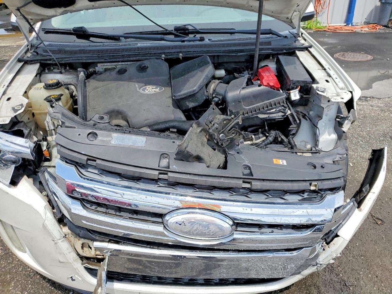 2011 Ford Edge Sel White vin: 2FMDK3JC1BBB65168