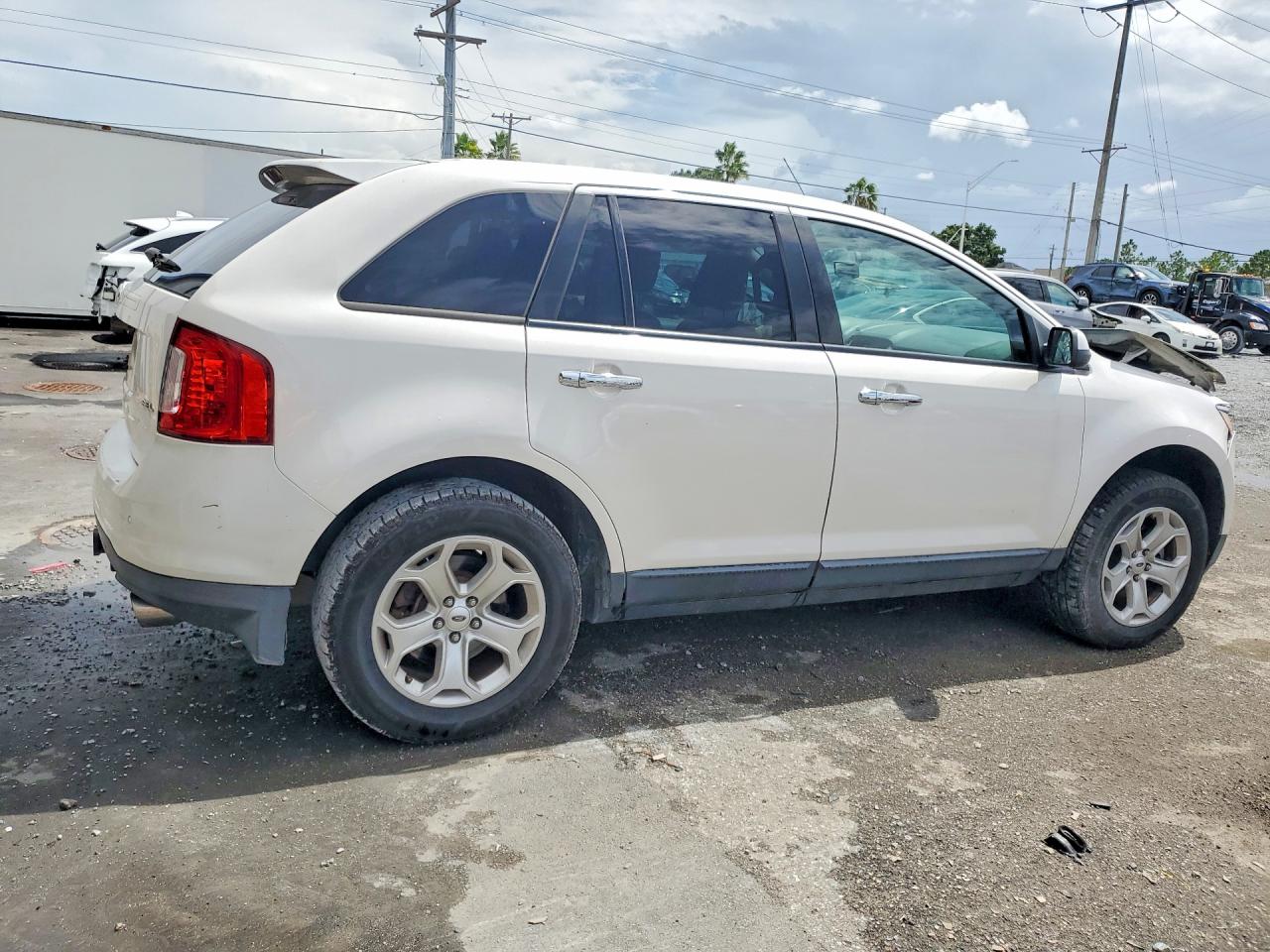 2011 Ford Edge Sel White vin: 2FMDK3JC1BBB65168