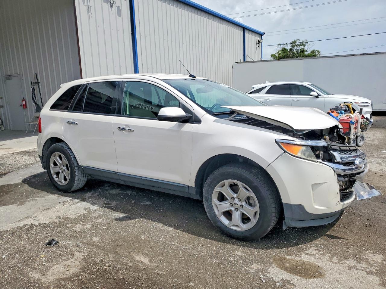 2011 Ford Edge Sel White vin: 2FMDK3JC1BBB65168