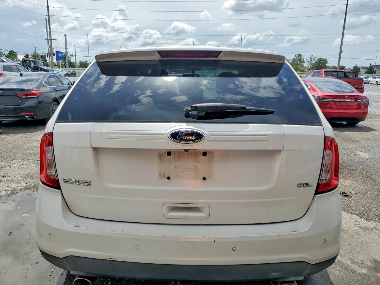 2011 Ford Edge Sel White vin: 2FMDK3JC1BBB65168