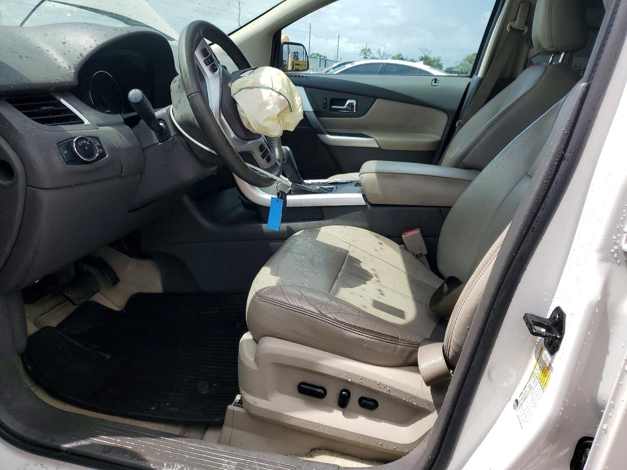 2011 Ford Edge Sel White vin: 2FMDK3JC1BBB65168