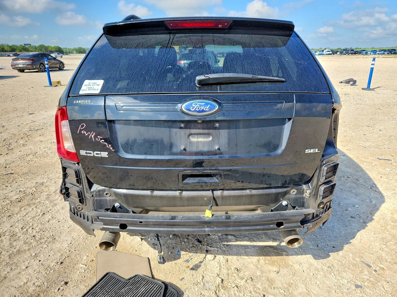 2011 Ford Edge Sel Black vin: 2FMDK3JC1BBB66708