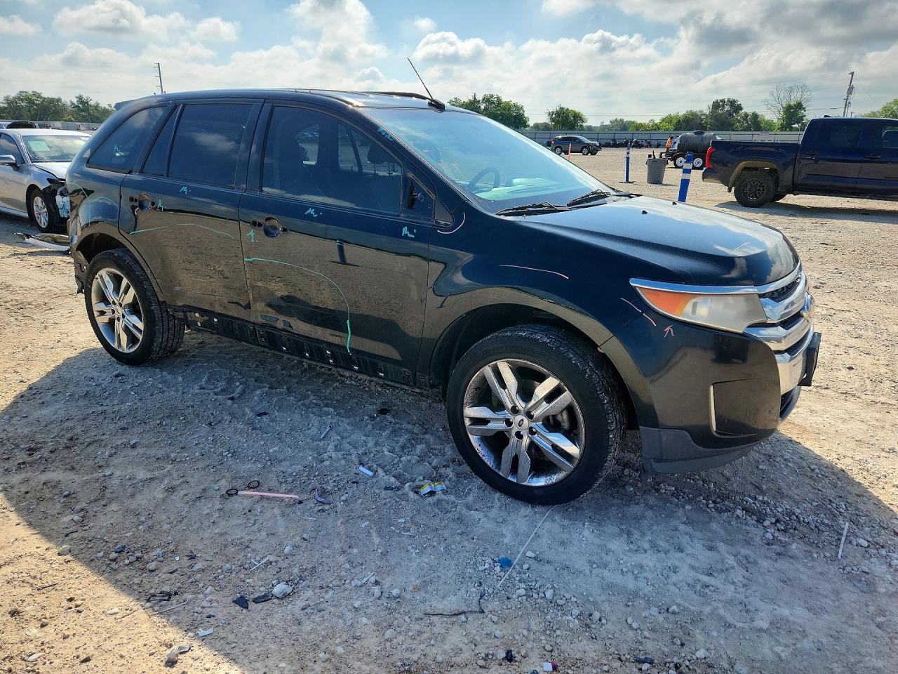 2011 Ford Edge Sel Black vin: 2FMDK3JC1BBB66708