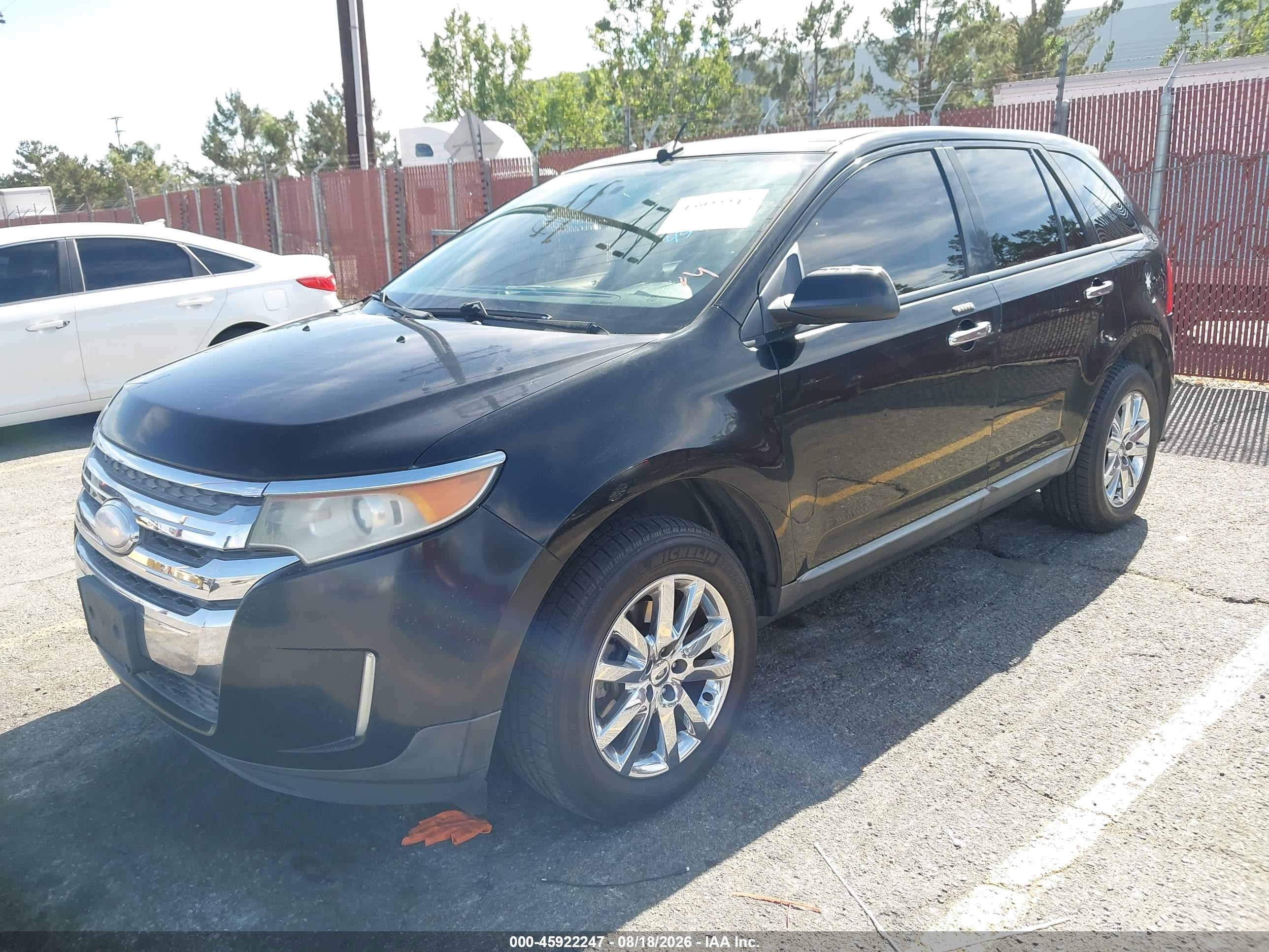 2011 Ford Edge Sel Черный vin: 2FMDK3JC1BBB68040