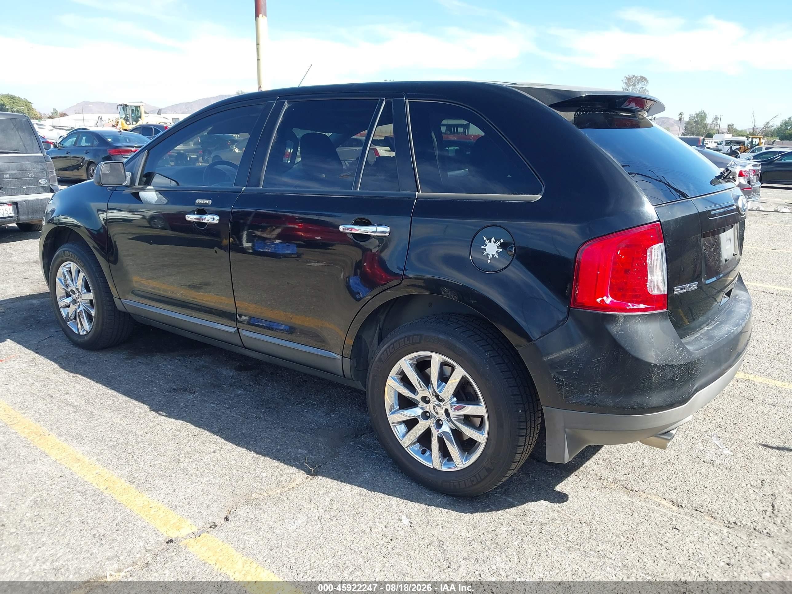 2011 Ford Edge Sel Черный vin: 2FMDK3JC1BBB68040