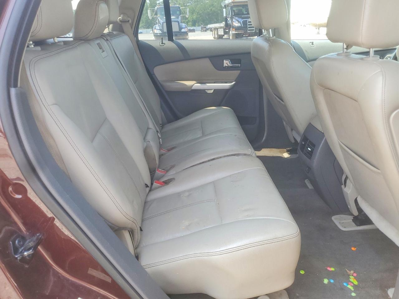 2012 Ford Edge Sel Burgundy vin: 2FMDK3JC1CBA48255