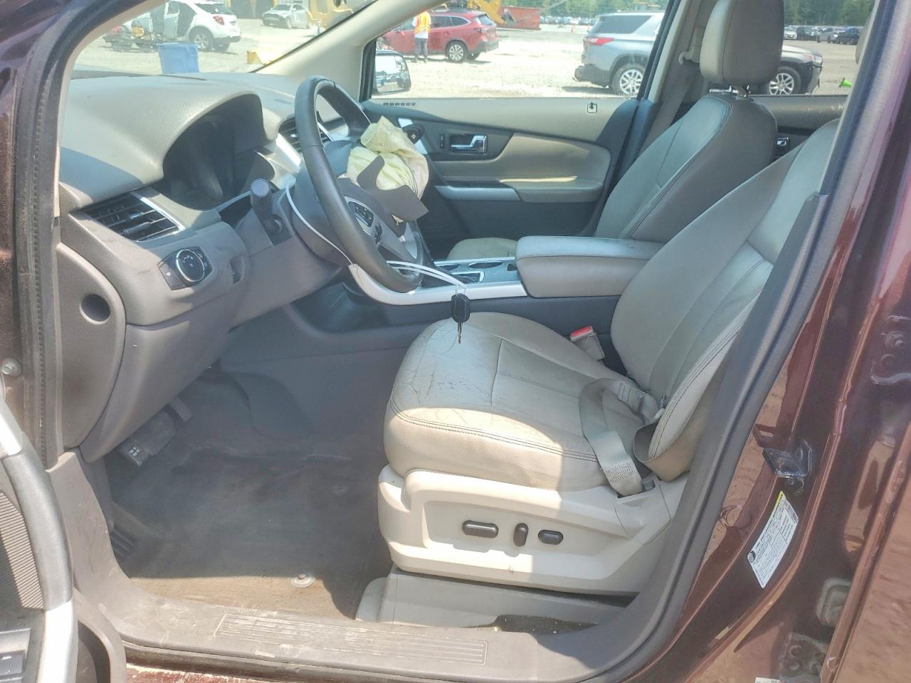 2012 Ford Edge Sel Burgundy vin: 2FMDK3JC1CBA48255