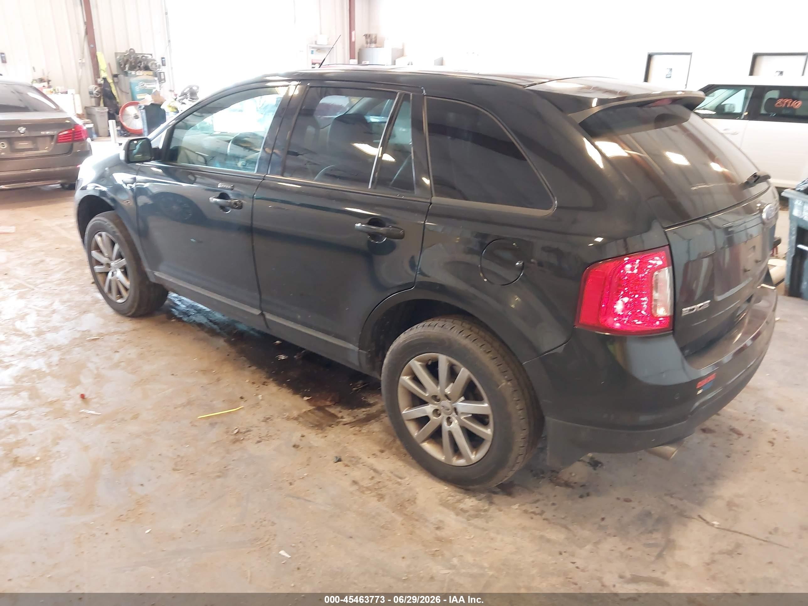 2012 Ford Edge Sel Черный vin: 2FMDK3JC1CBA79635