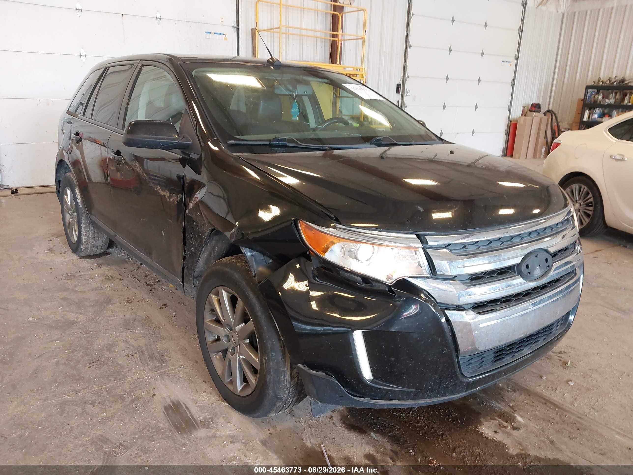 2012 Ford Edge Sel Черный vin: 2FMDK3JC1CBA79635