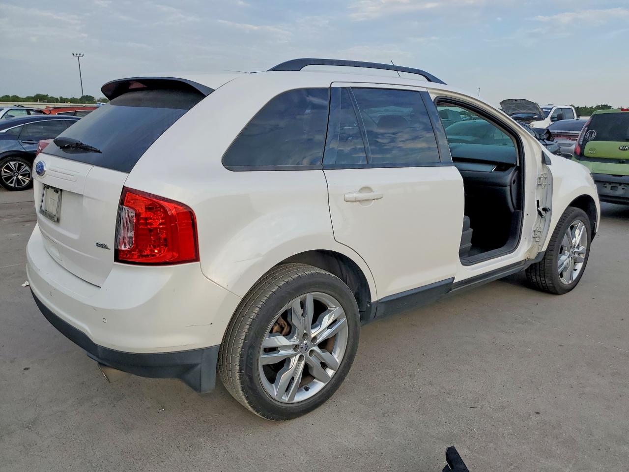 2012 Ford Edge Sel Белый vin: 2FMDK3JC1CBA80249