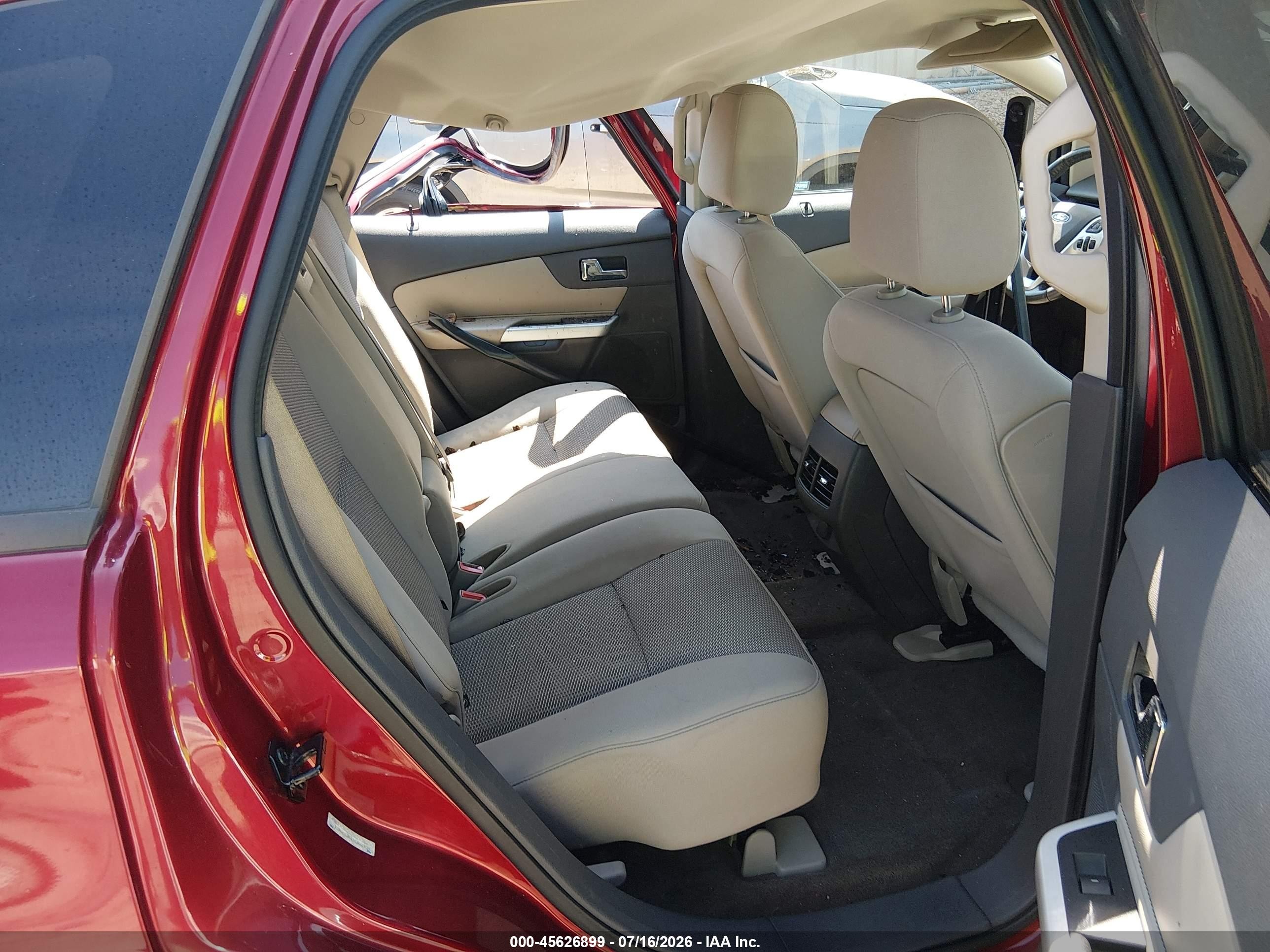 2013 Ford Edge Sel Красный vin: 2FMDK3JC1DBA22031