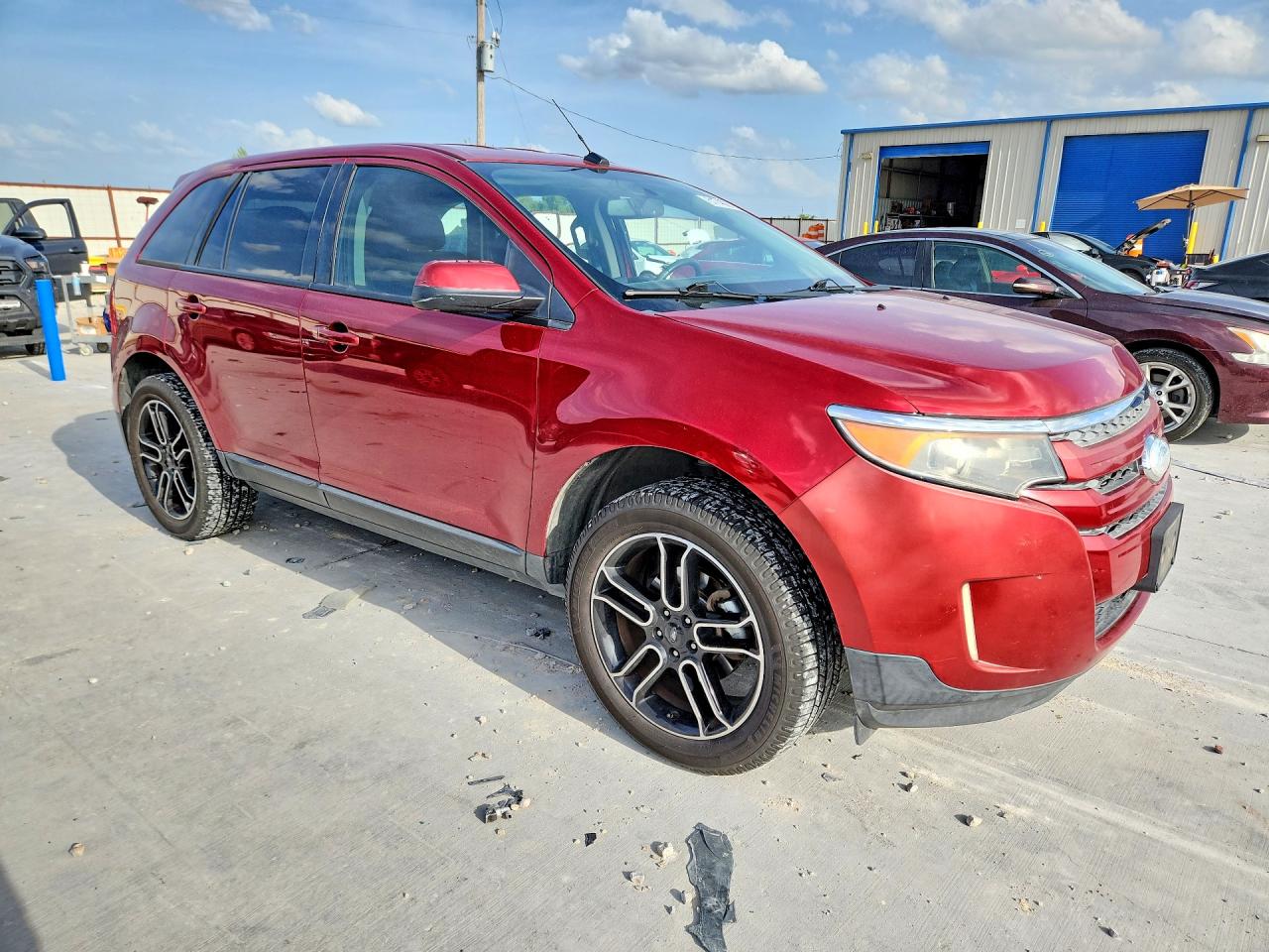 2013 Ford Edge Sel Red vin: 2FMDK3JC1DBA31604