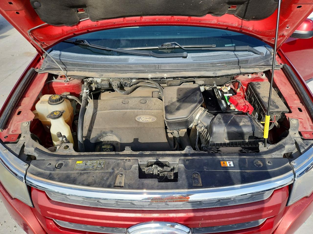 2013 Ford Edge Sel Red vin: 2FMDK3JC1DBA31604