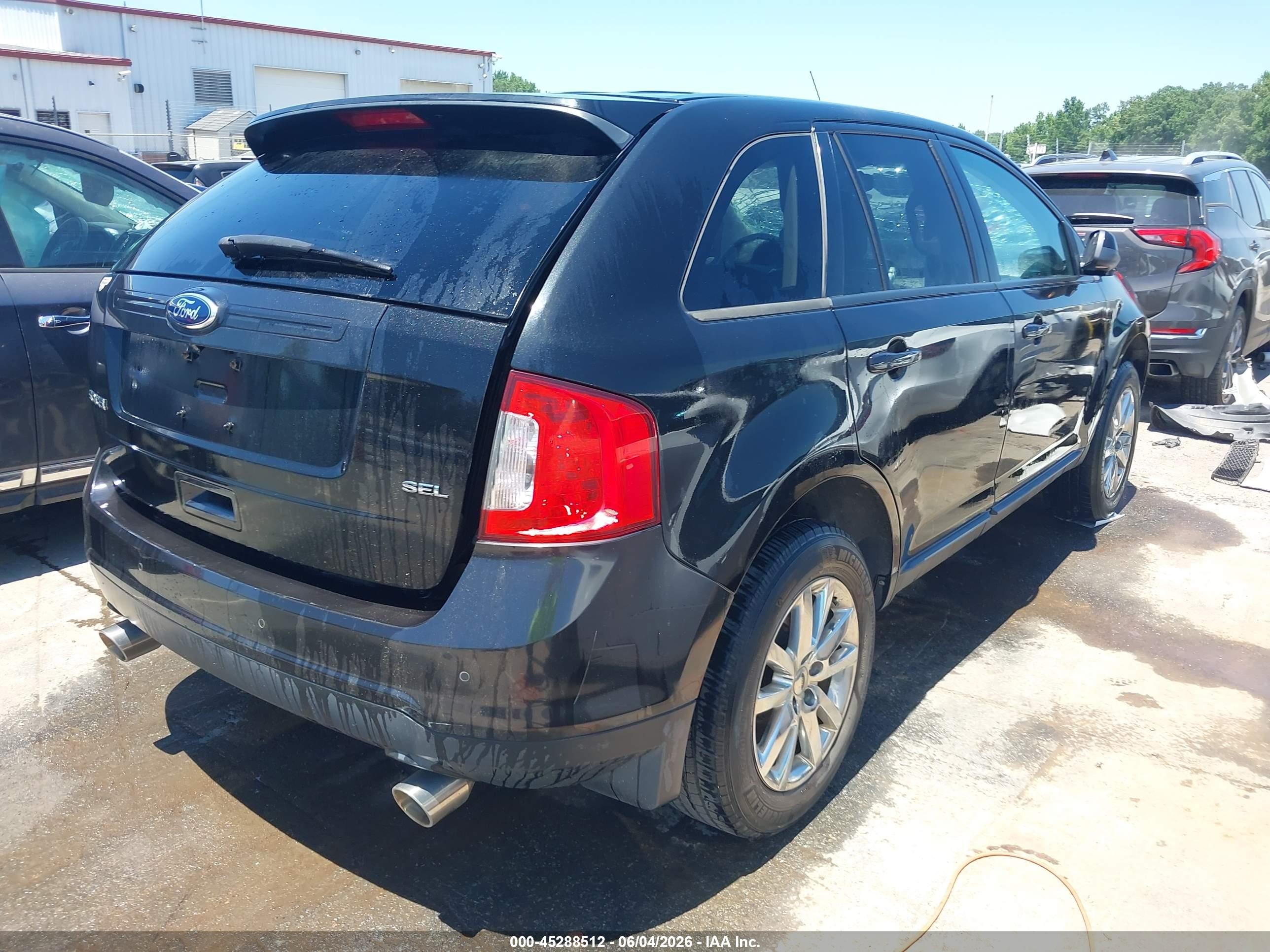 2013 Ford Edge Sel Black vin: 2FMDK3JC1DBA67227