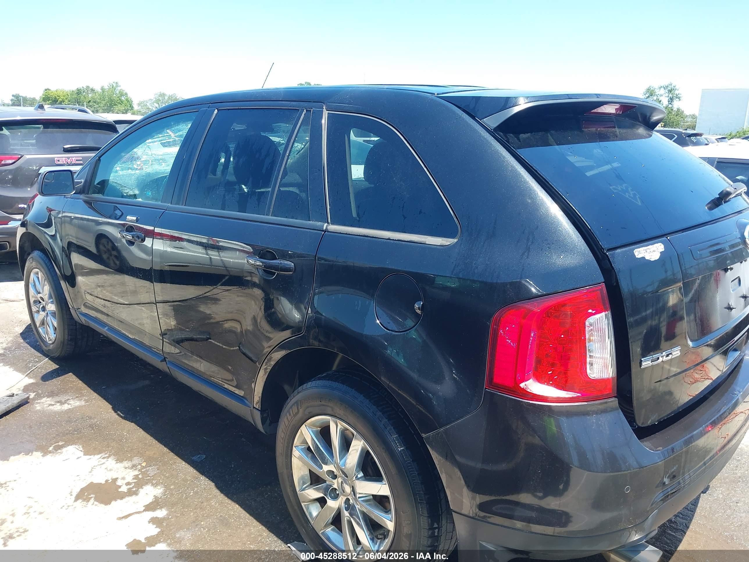 2013 Ford Edge Sel Black vin: 2FMDK3JC1DBA67227