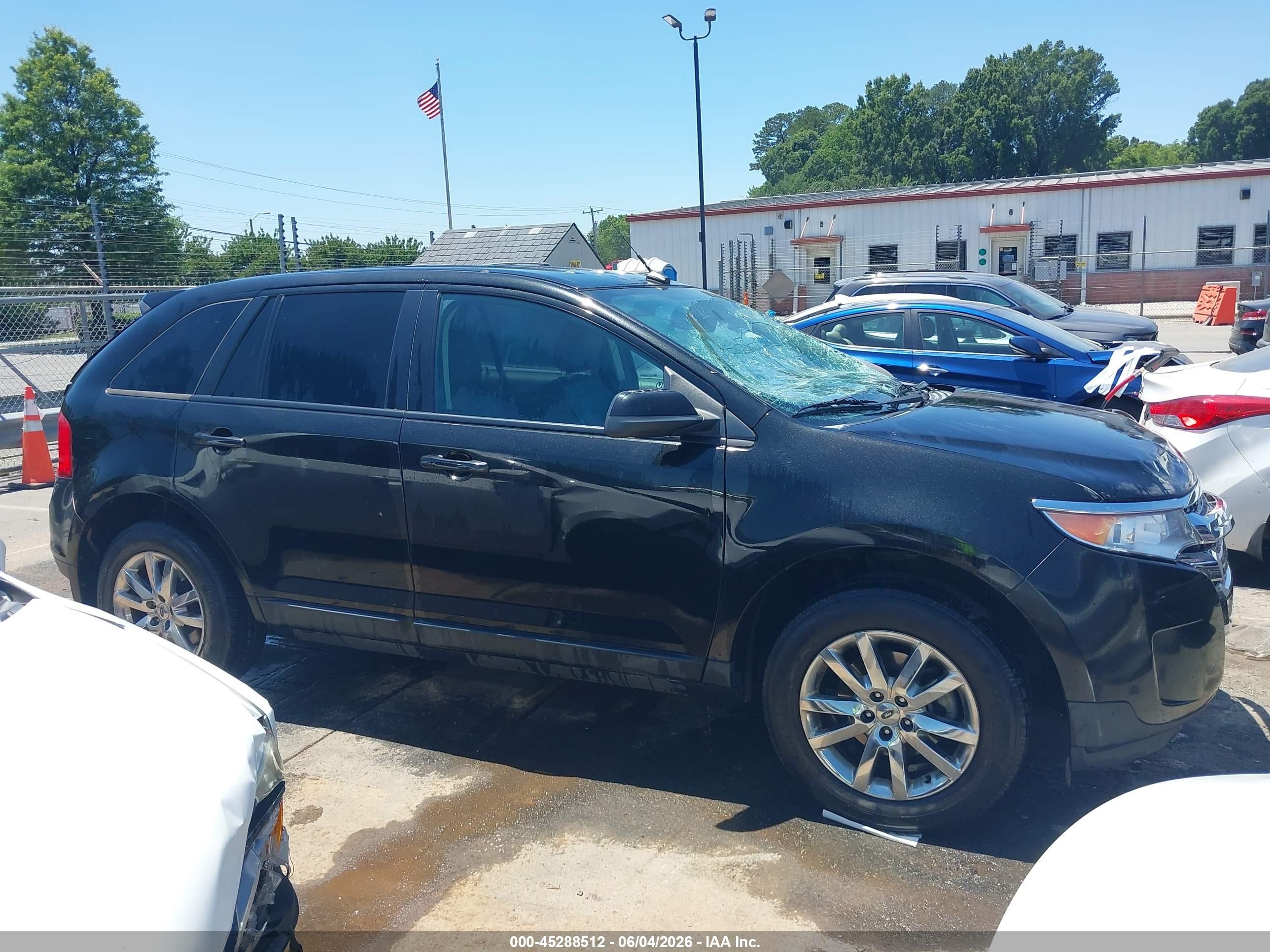 2013 Ford Edge Sel Black vin: 2FMDK3JC1DBA67227