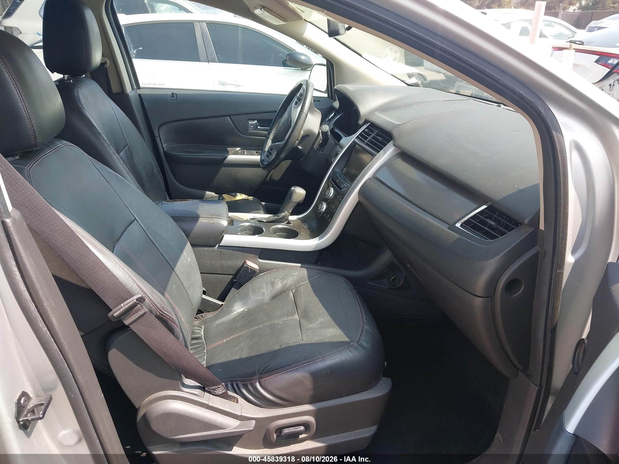 2013 Ford Edge Sel Silver vin: 2FMDK3JC1DBA87039