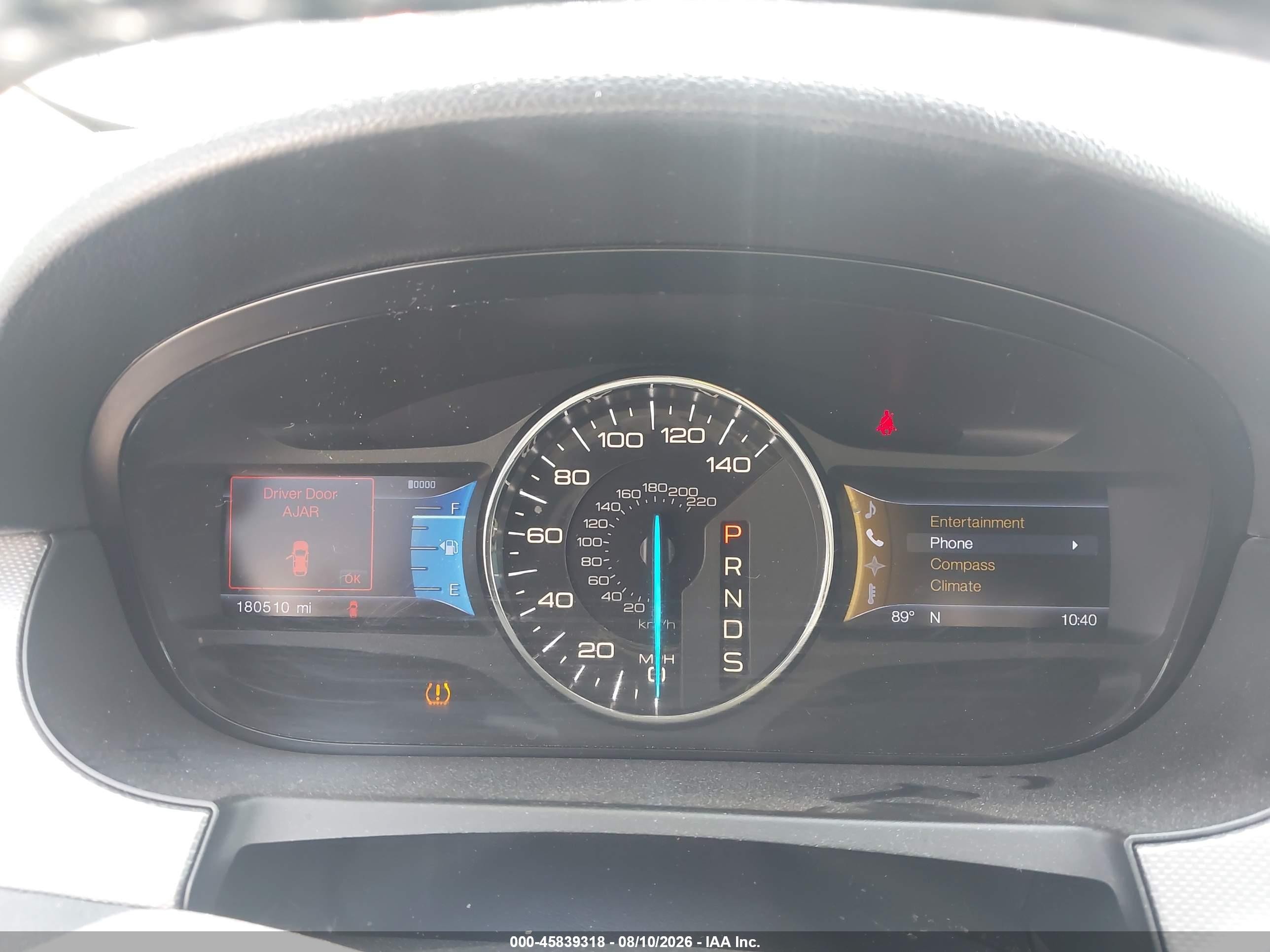 2013 Ford Edge Sel Silver vin: 2FMDK3JC1DBA87039