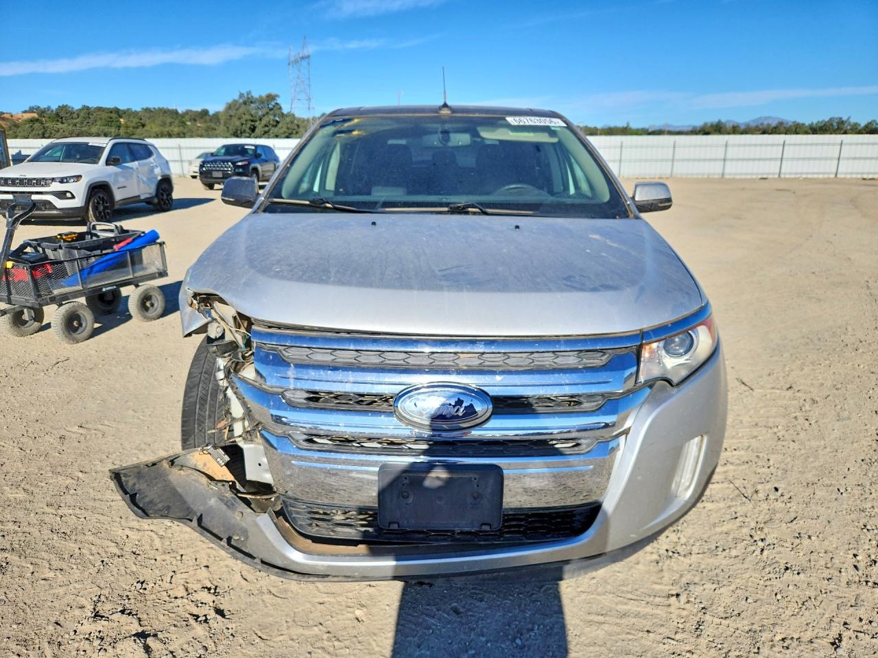 2013 Ford Edge Sel Серебряный vin: 2FMDK3JC1DBA95612