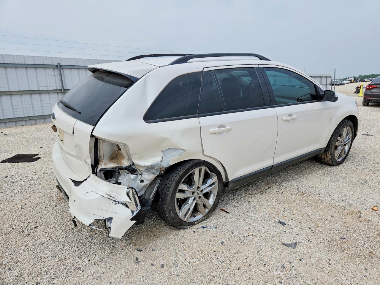 2013 Ford Edge Sel White vin: 2FMDK3JC1DBB29676
