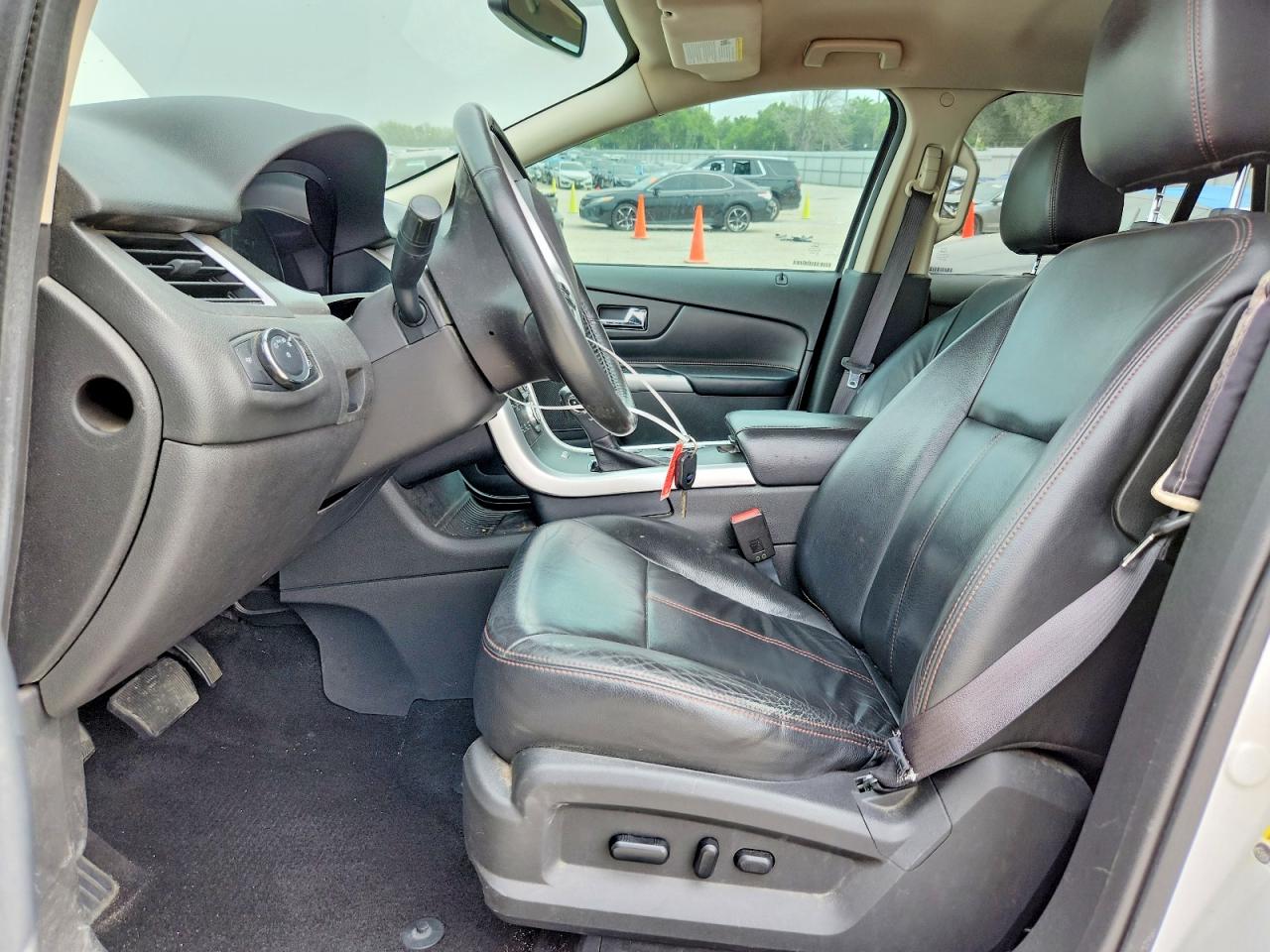 2013 Ford Edge Sel White vin: 2FMDK3JC1DBB29676