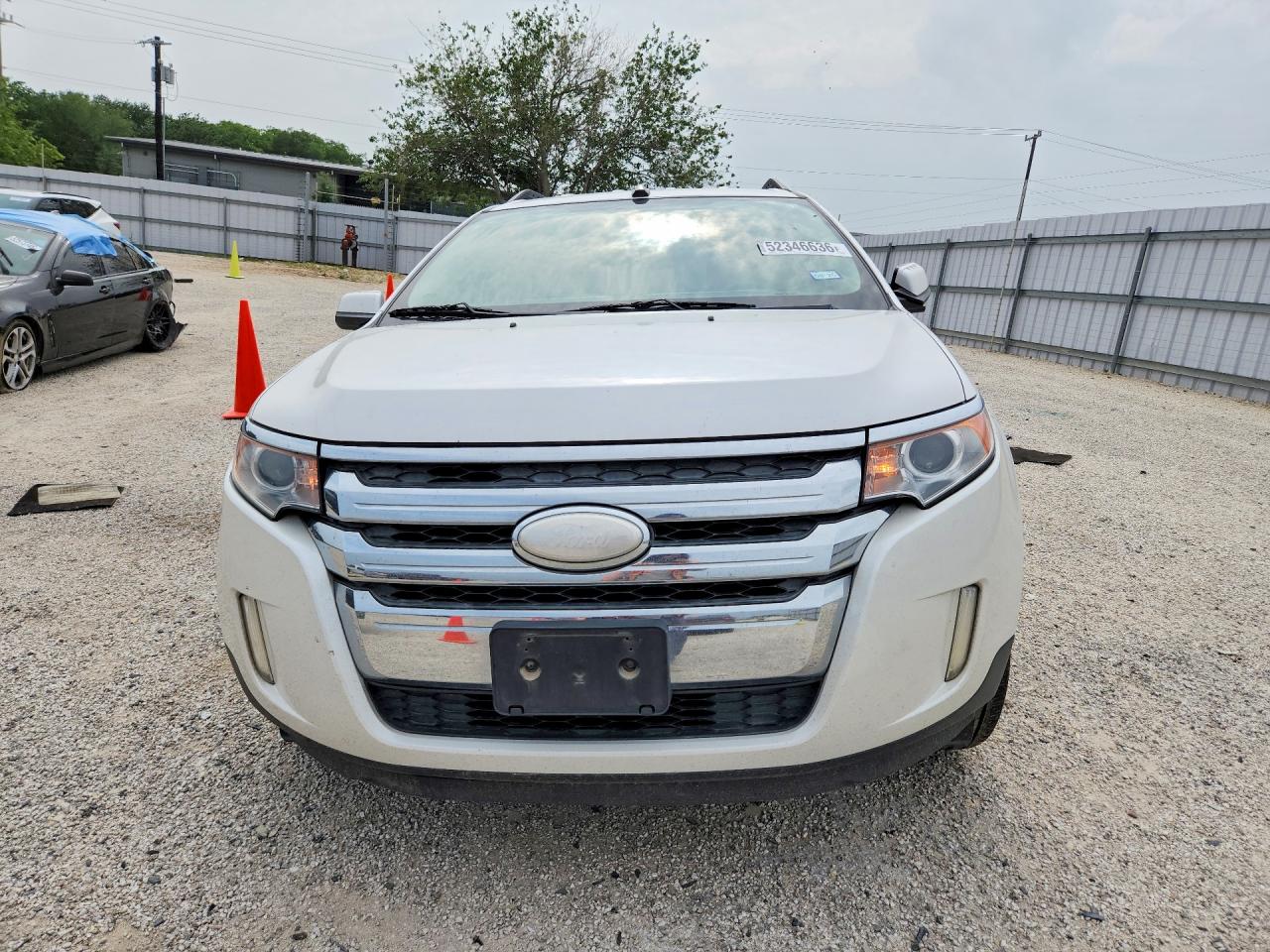 2013 Ford Edge Sel White vin: 2FMDK3JC1DBB29676