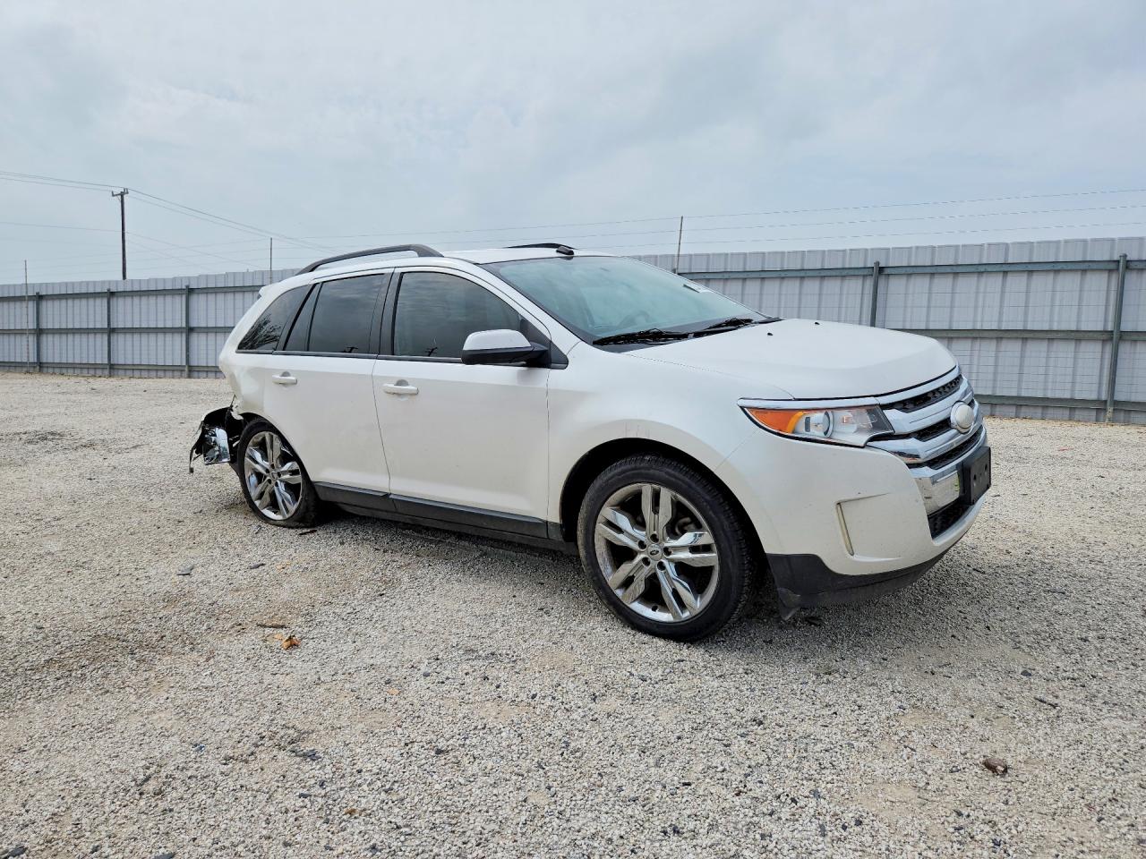 2013 Ford Edge Sel White vin: 2FMDK3JC1DBB29676