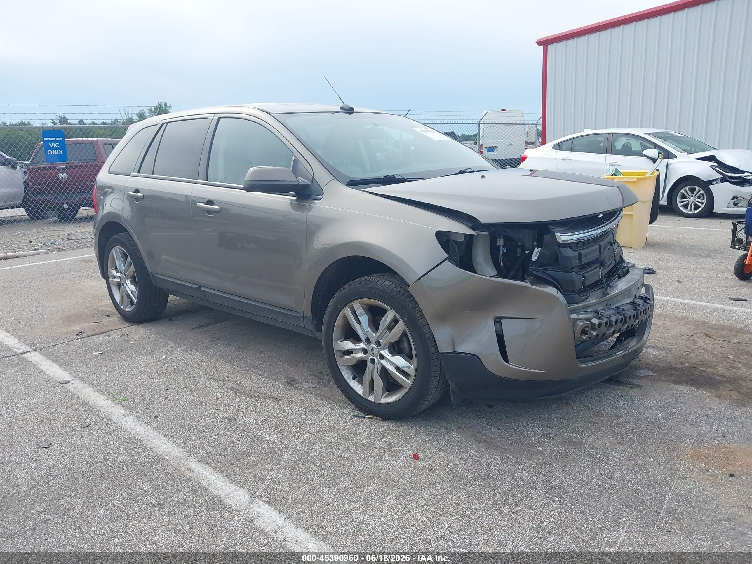 2013 Ford Edge Sel Gray vin: 2FMDK3JC1DBB85598