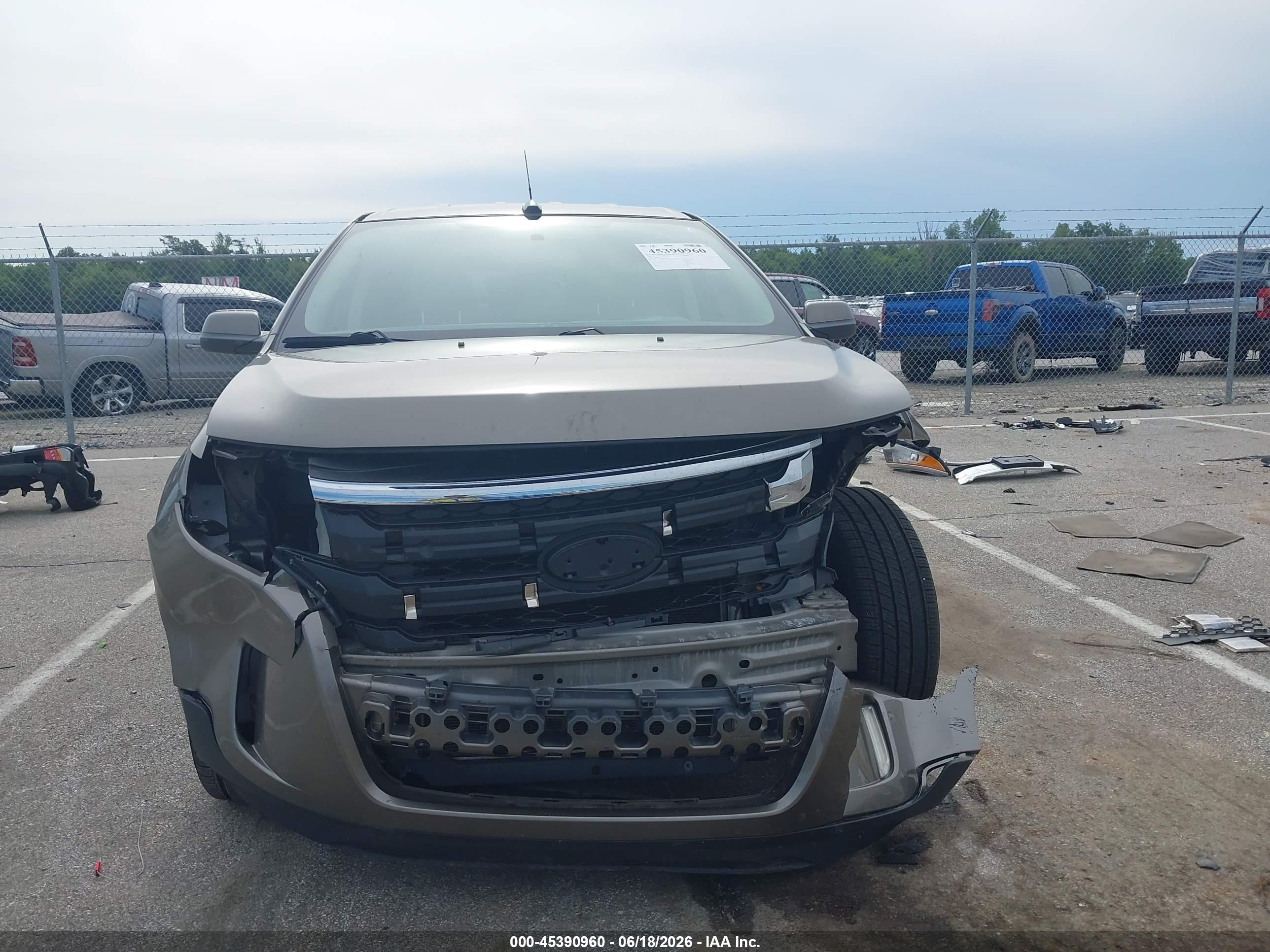2013 Ford Edge Sel Gray vin: 2FMDK3JC1DBB85598