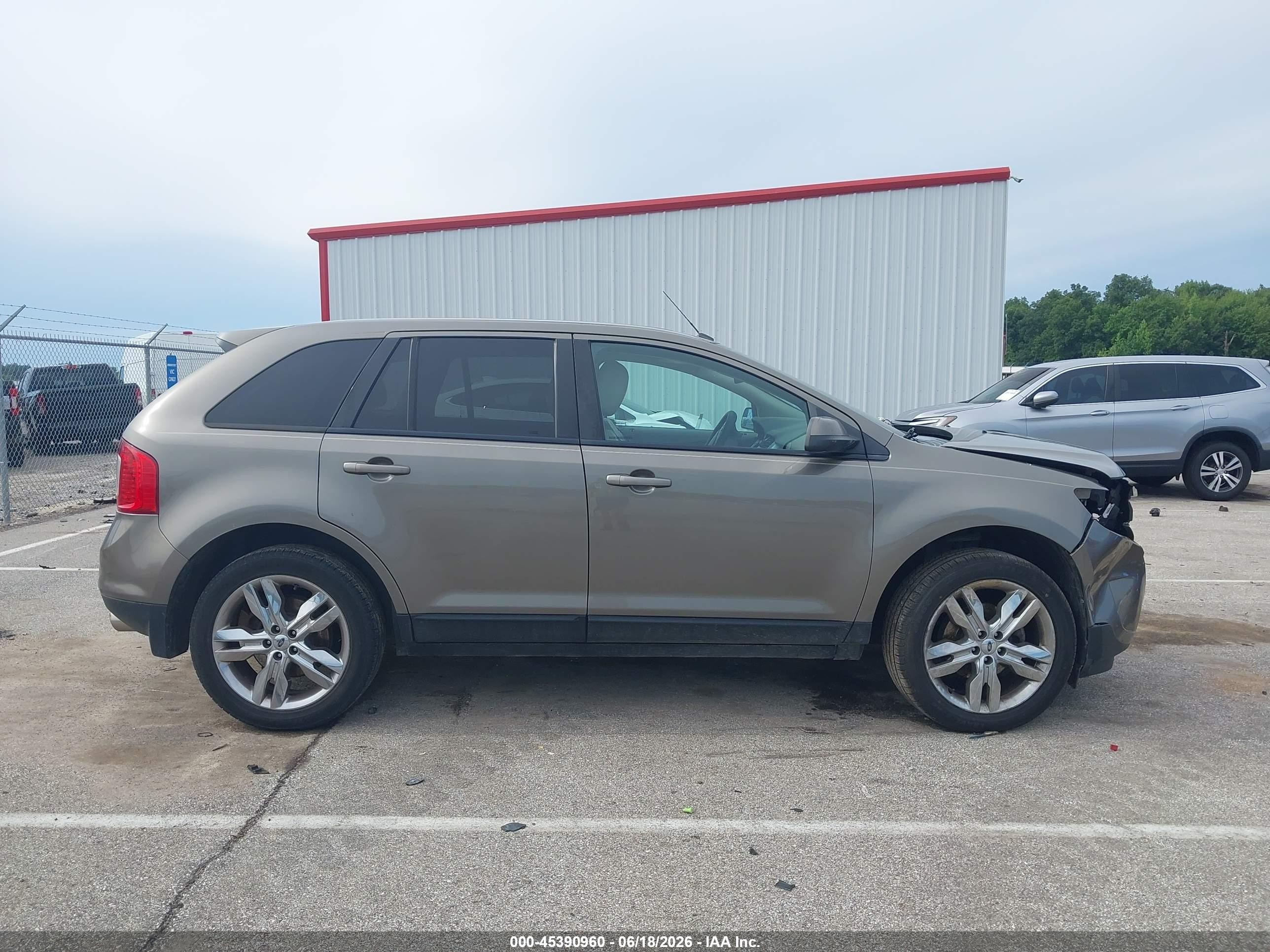 2013 Ford Edge Sel Gray vin: 2FMDK3JC1DBB85598