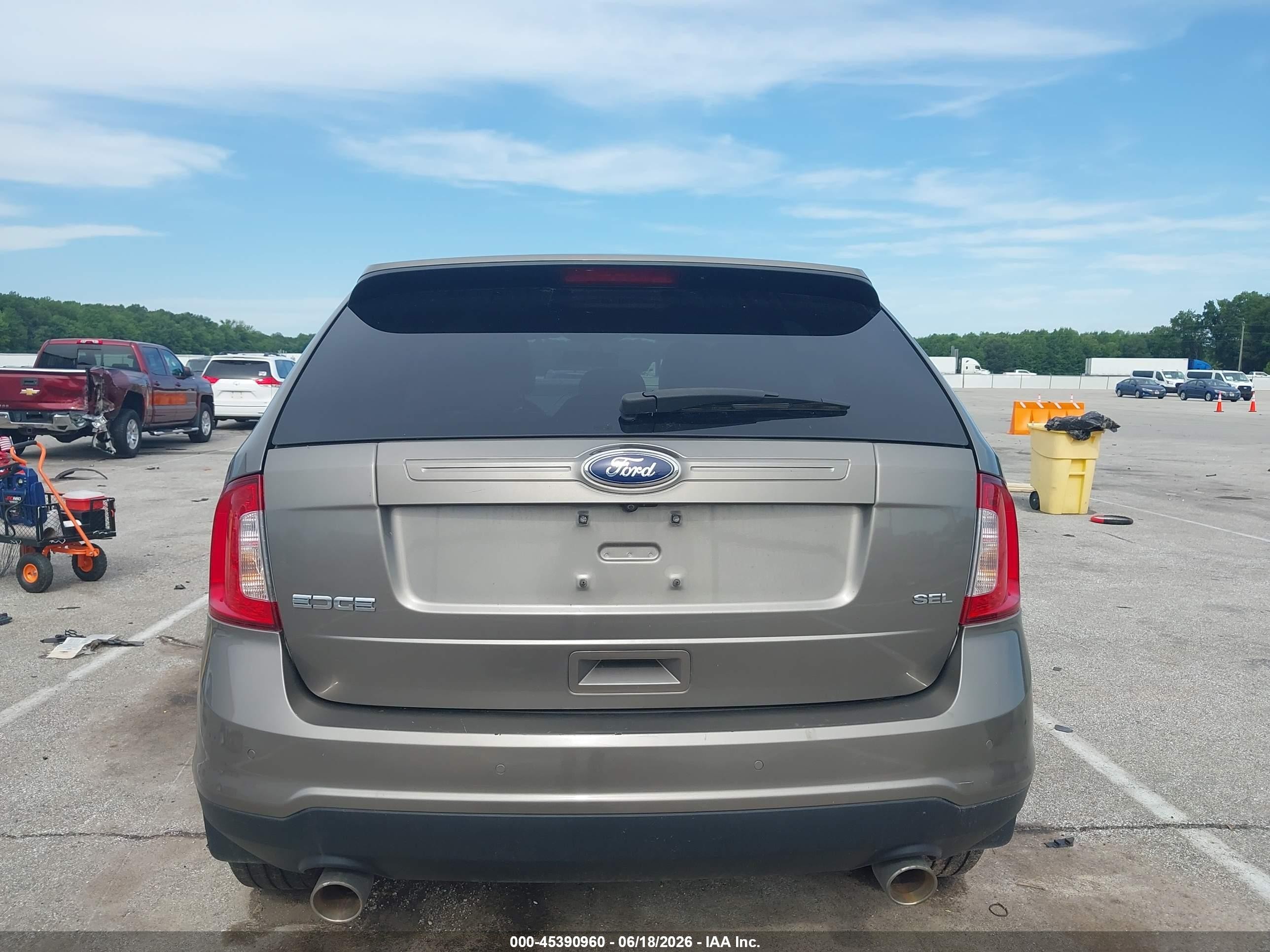 2013 Ford Edge Sel Gray vin: 2FMDK3JC1DBB85598