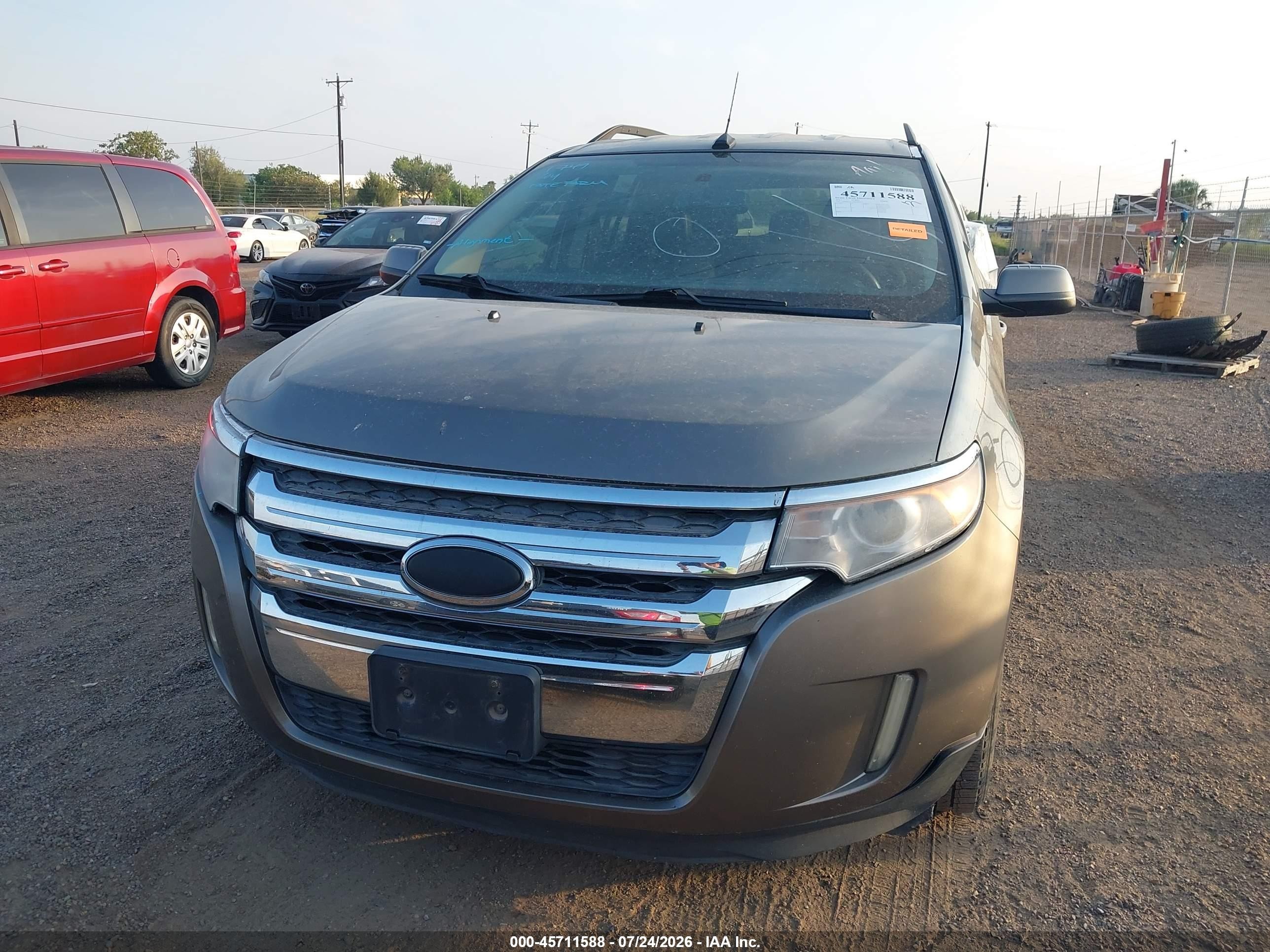 2013 Ford Edge Sel Gray vin: 2FMDK3JC1DBB86475