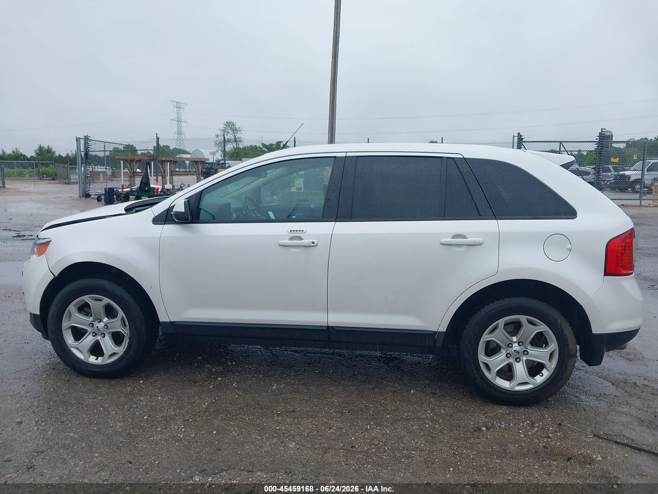2013 Ford Edge Sel White vin: 2FMDK3JC1DBB91479