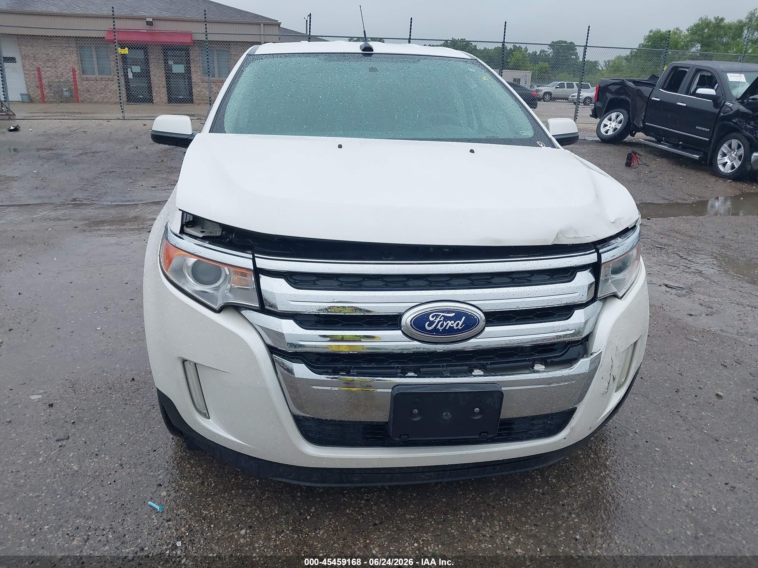 2013 Ford Edge Sel White vin: 2FMDK3JC1DBB91479