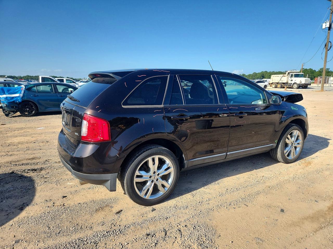 2013 Ford Edge Sel Black vin: 2FMDK3JC1DBC12895
