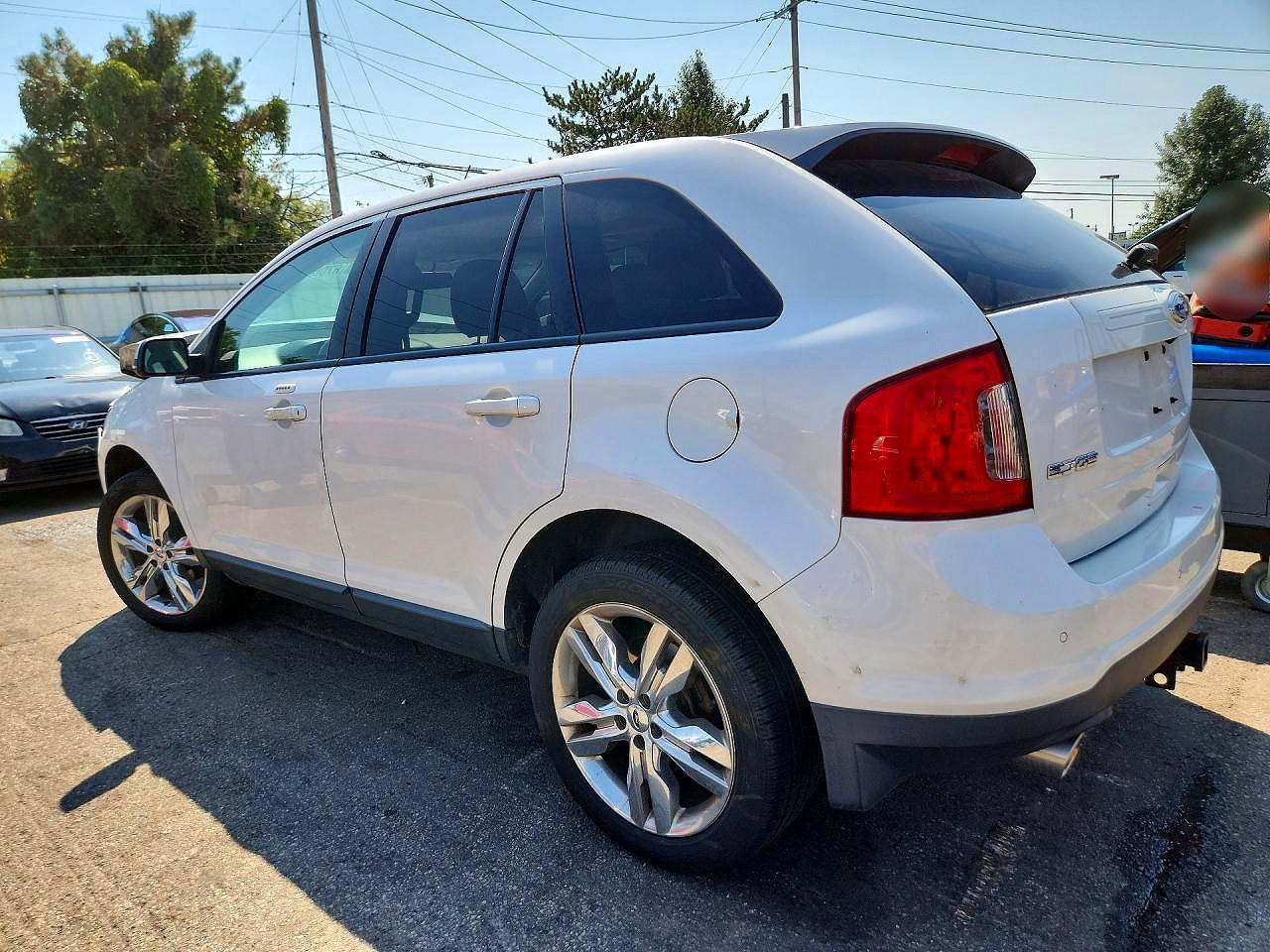2013 Ford Edge Sel White vin: 2FMDK3JC1DBC54600