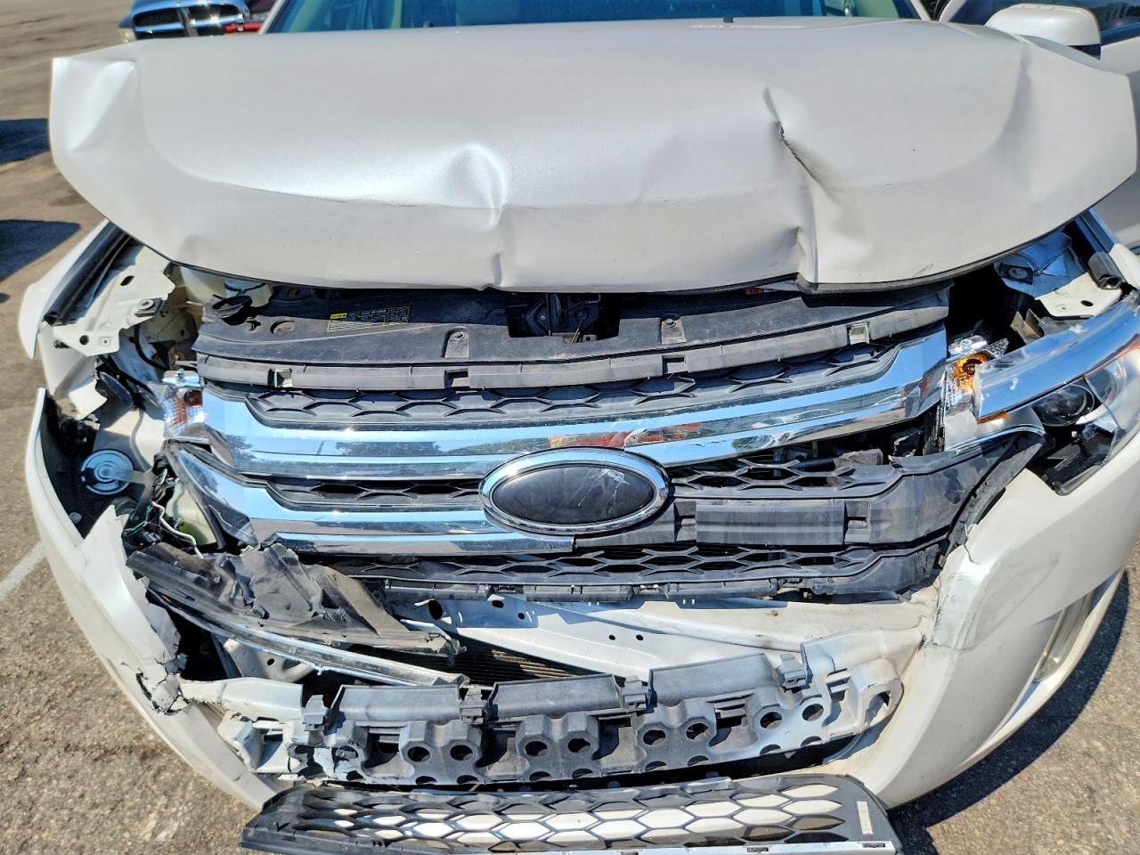 2013 Ford Edge Sel White vin: 2FMDK3JC1DBC54600